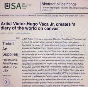 artist victor hugo vaca jr USA Today Network