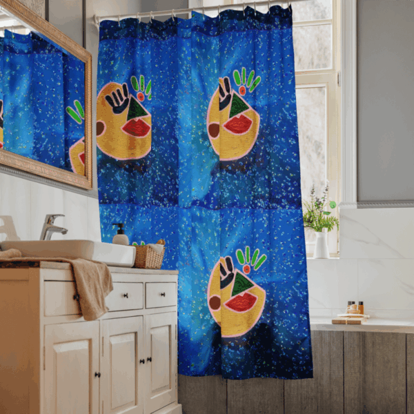 The Court Reporter.” By Victor-Hugo Vaca II - Shower Curtain