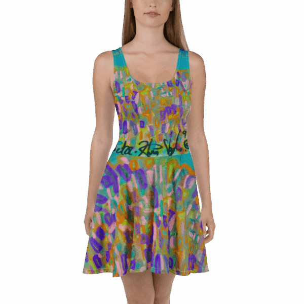All-Over Print Skater Dress