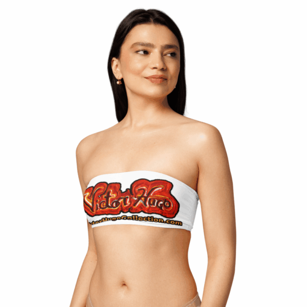 Recycled bandeau bikini top