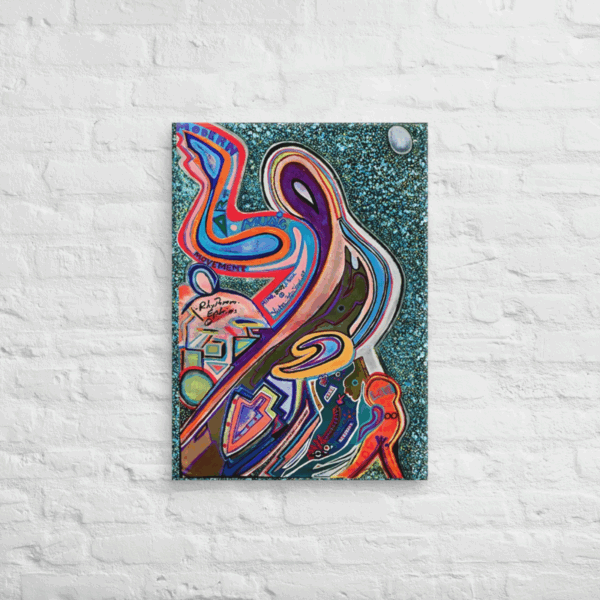 Mind Body And Soul” By Victor-Hugo Vaca II - Print on Cavas 20" x 28