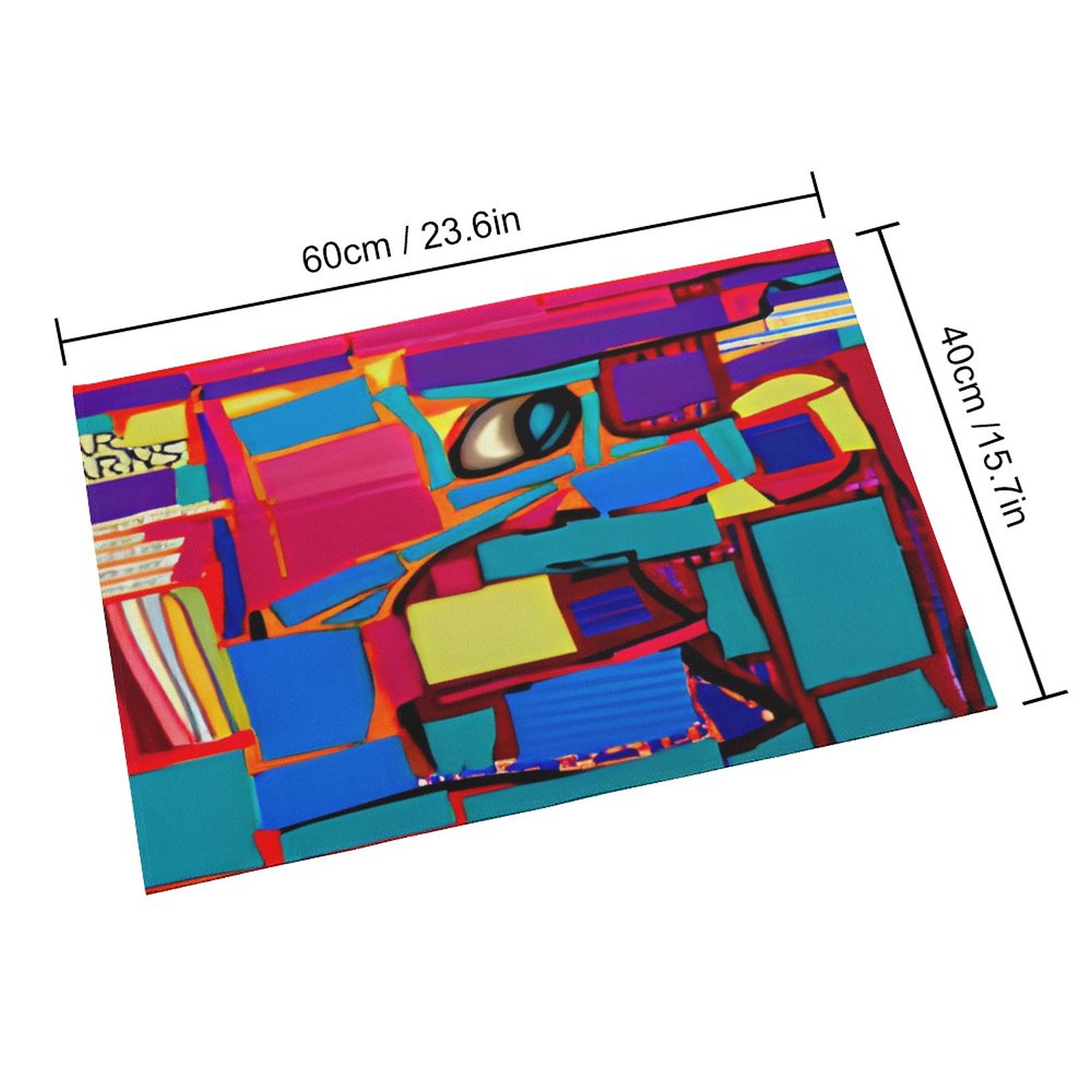 Crystal Velvet Bedroom Floor Mat - Image 2