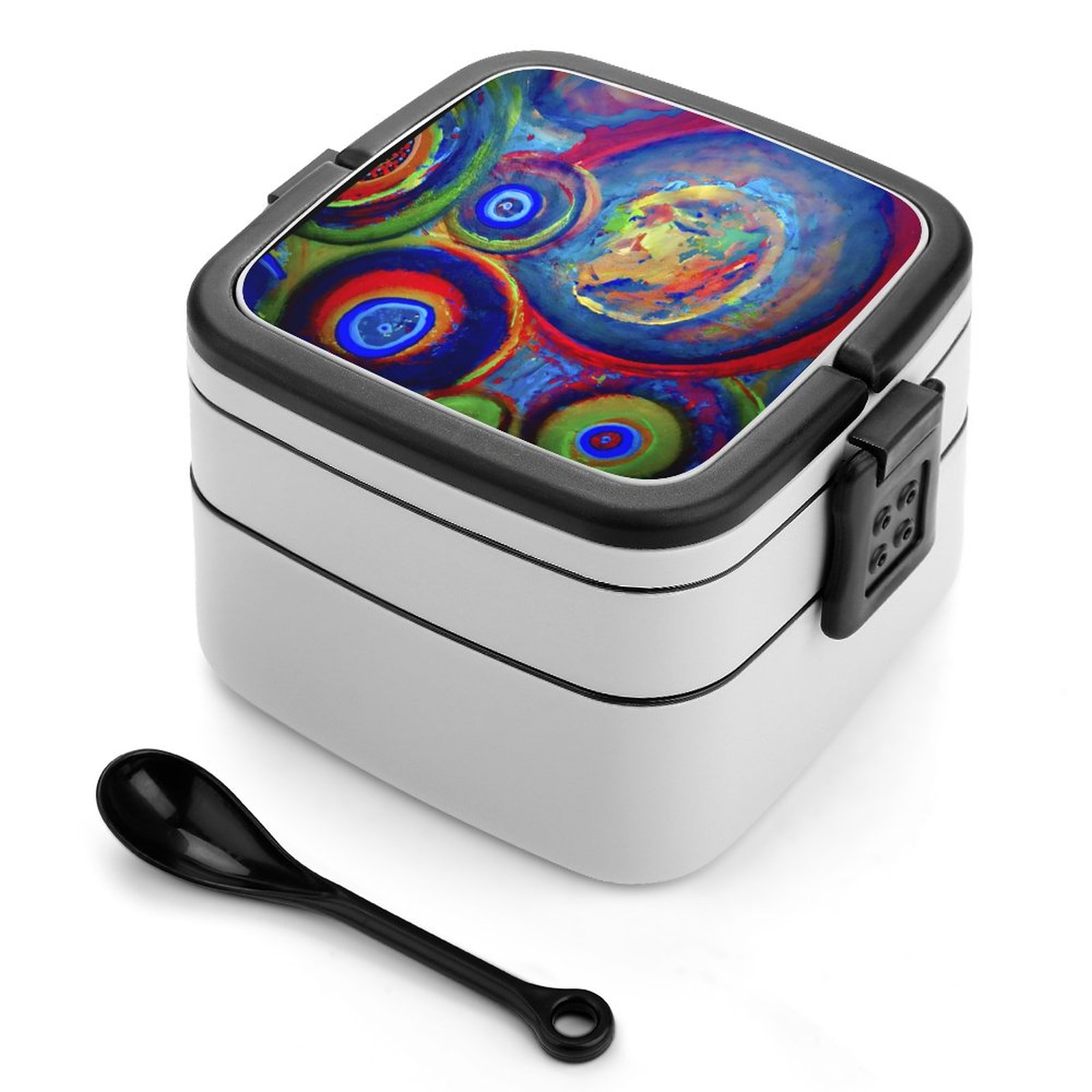 2-Tier Stackable Bento Lunch Box - Image 2
