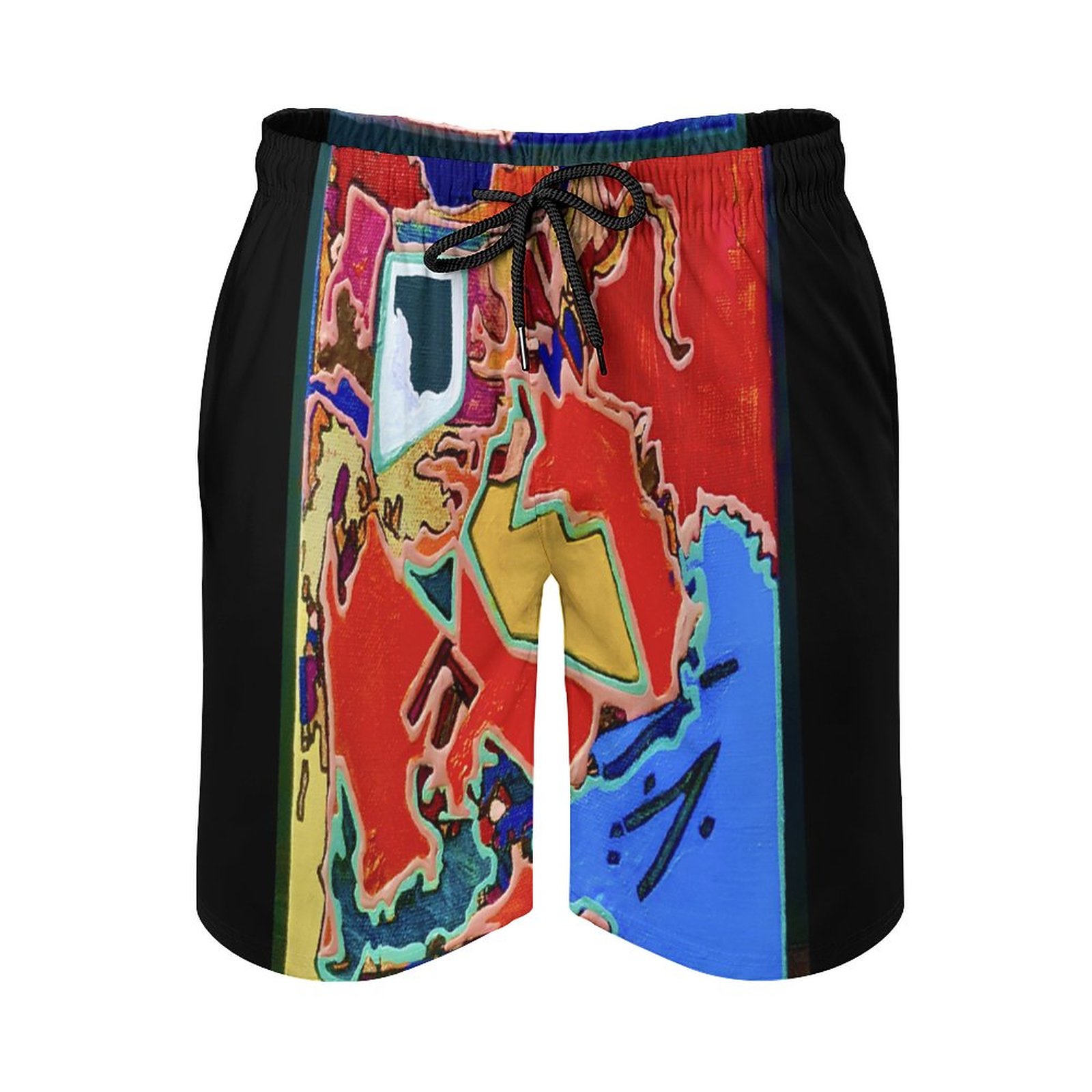 "Swim in Opportunity" Men's Beach Shorts with Pockets - Image 4