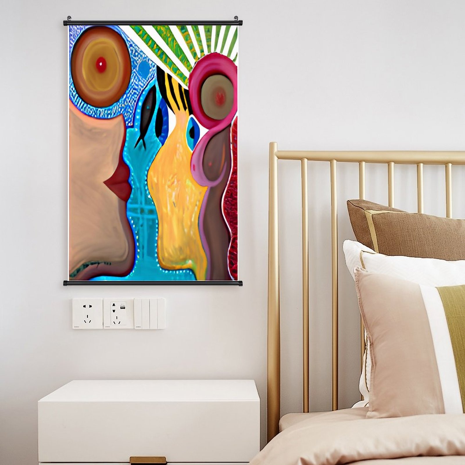 "The Holy Spirit" Canvas Hanging Poster with Scrolls-16"x24"/ 40x60cm - Image 8