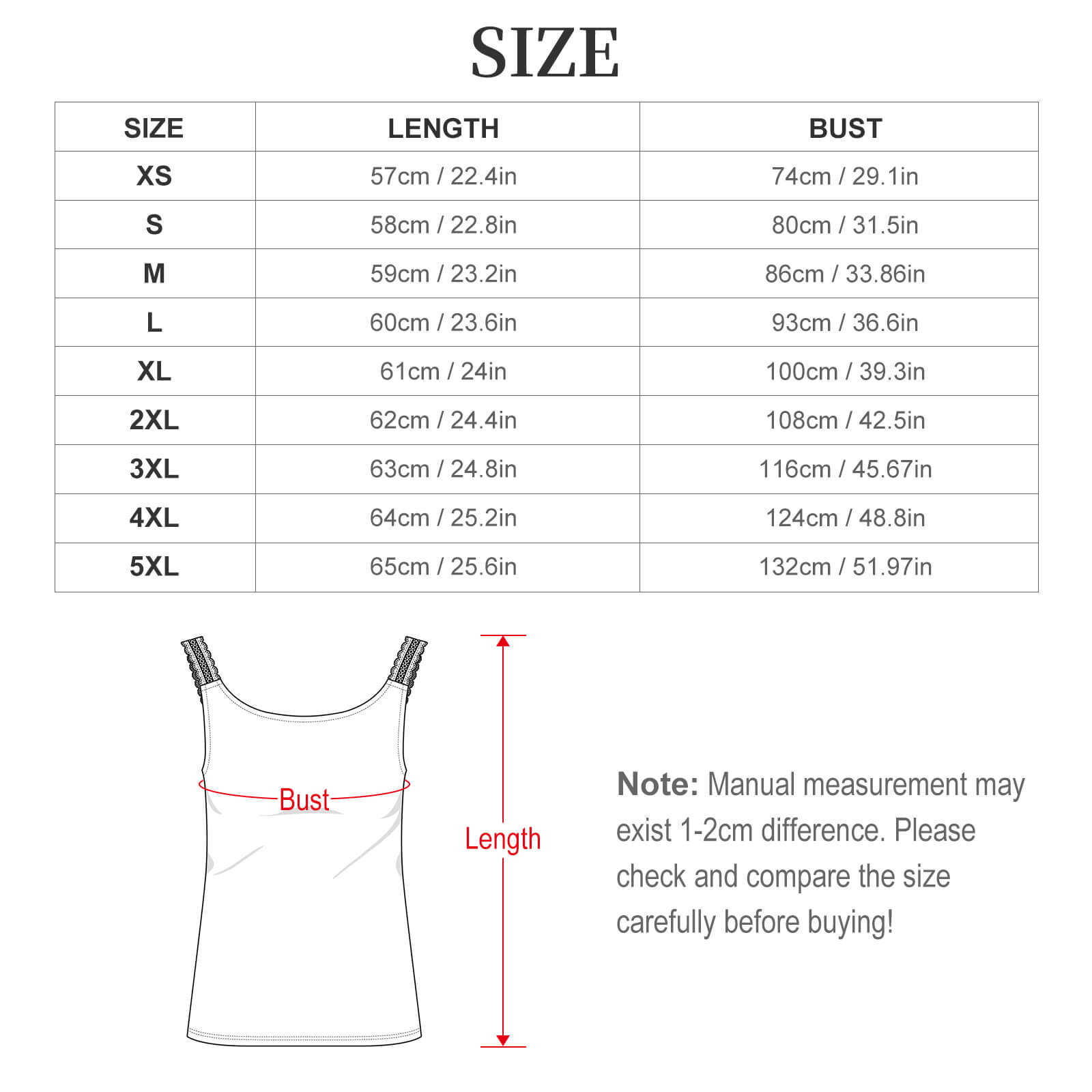"Blurred Lines Red" Women's Lace Trim Camisole) - Image 4