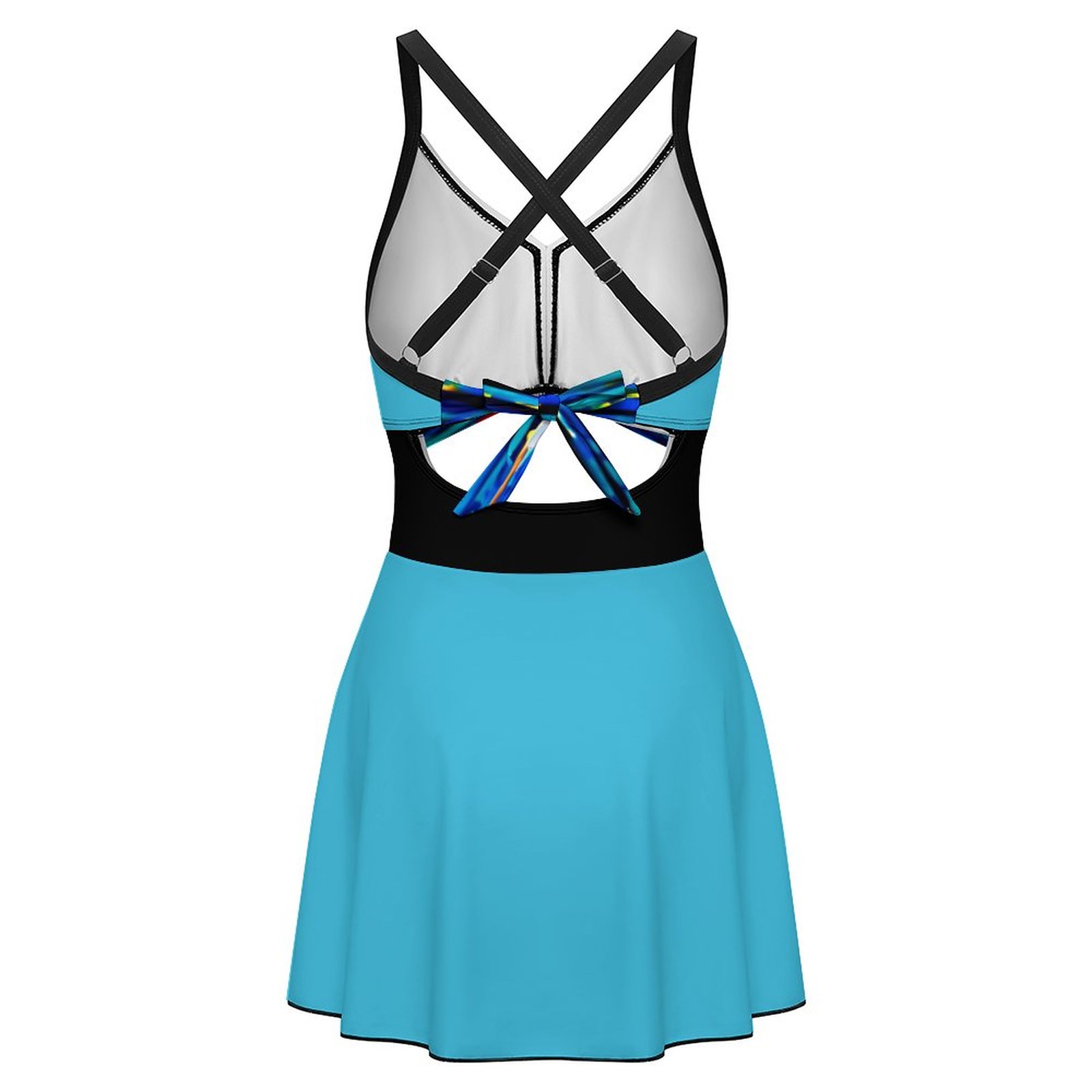 "Sunrise" Women's V Neck One Piece Swimsuit - Image 4