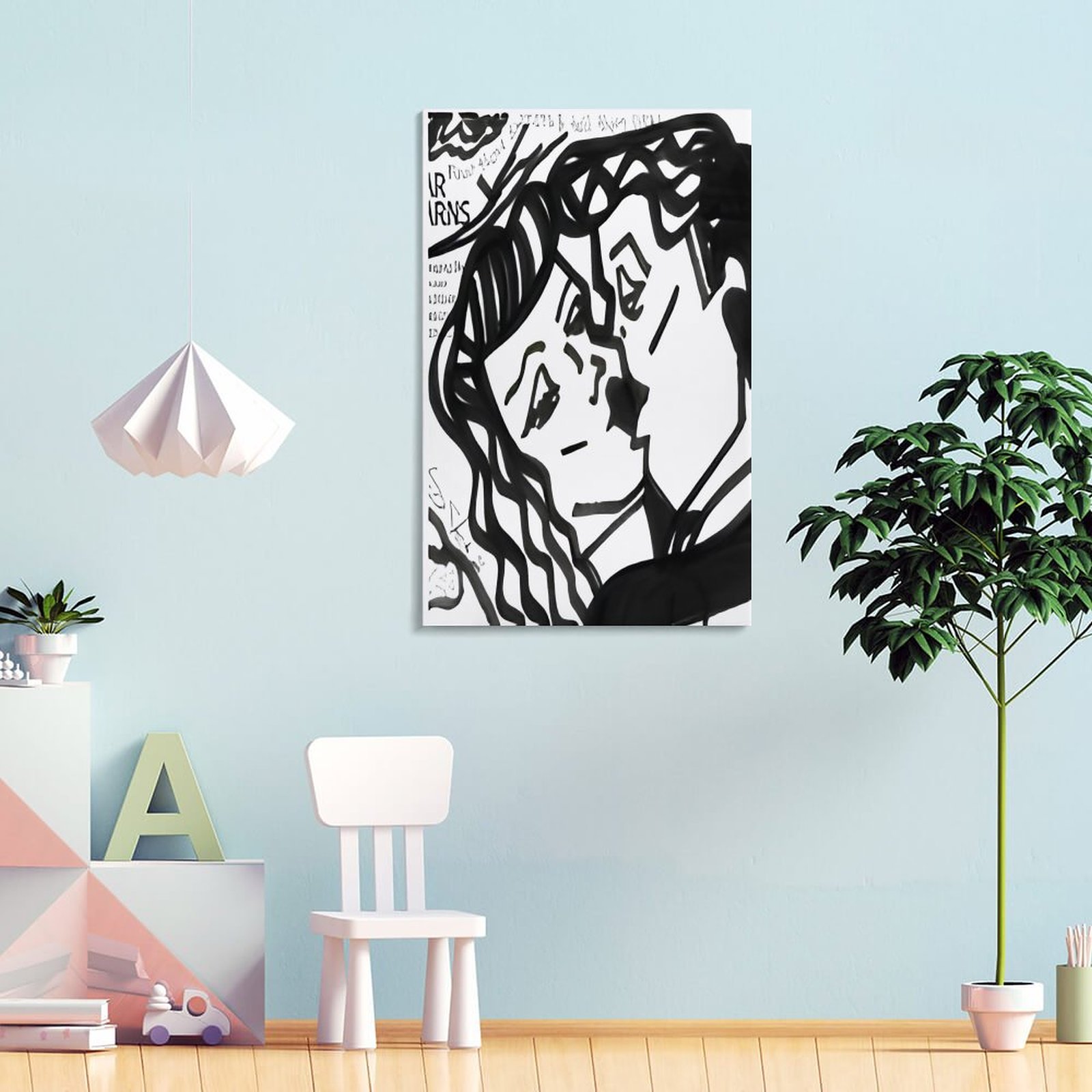 Framed Wooden Poster Hanging (Vertical 2:3)-8x12 inch - Image 3