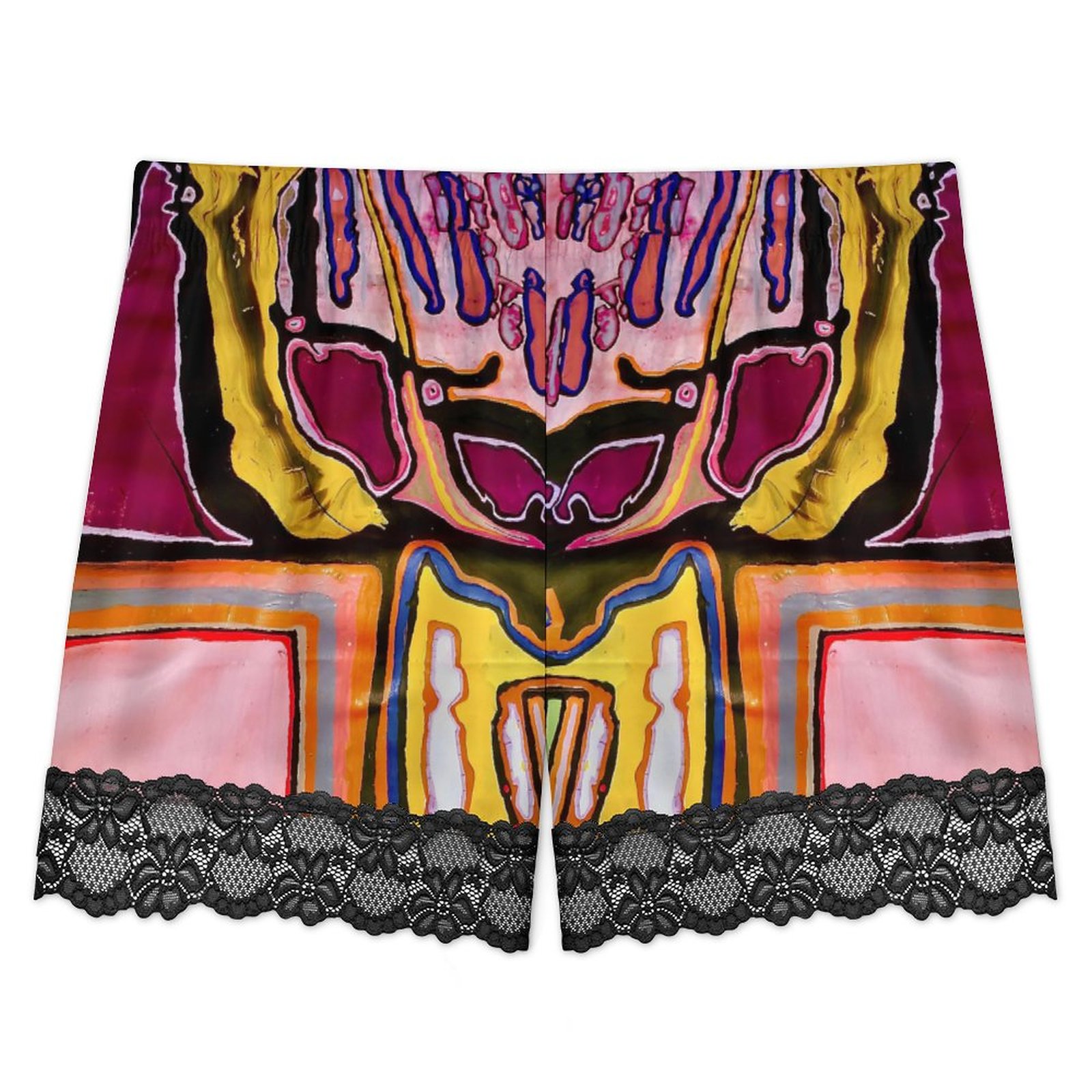 "Strangest Love Story Ever Told" Lace Trim Pajama Set - Image 3