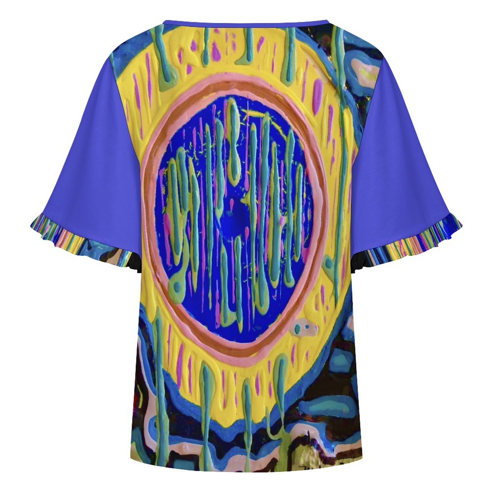 Flared Sleeve T-shirt - Image 3
