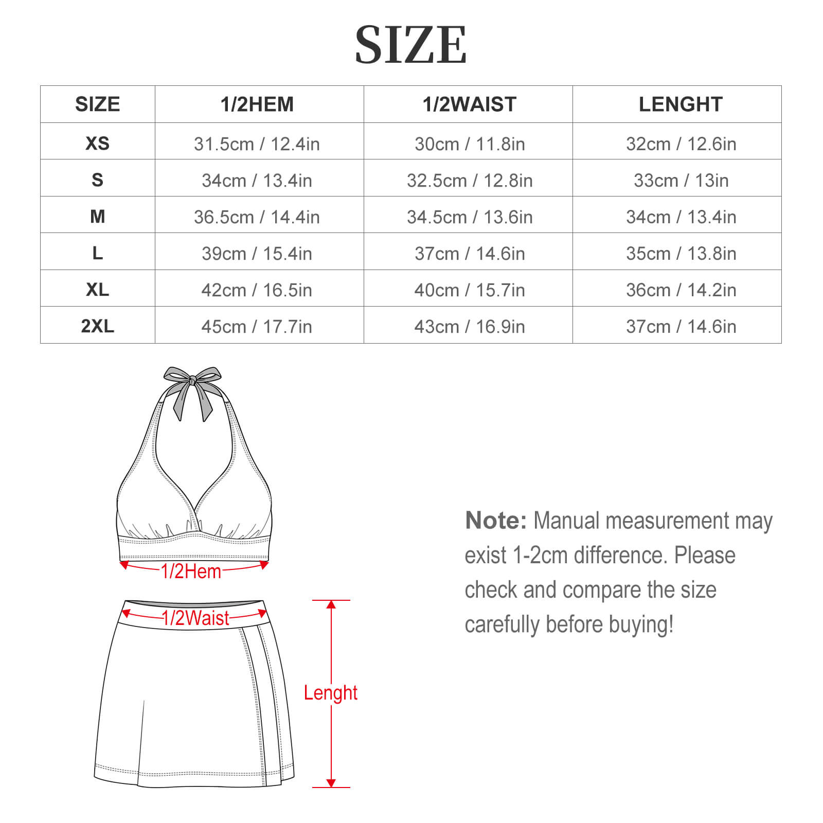 "Red Sand Beach" Lace-up Split Skirt Swimsuit Set - Image 6