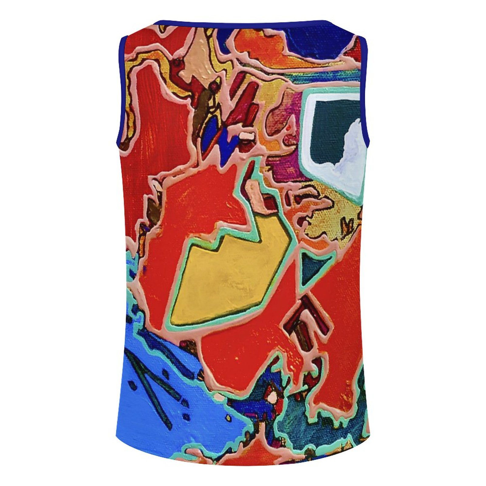 "Swimming In Opportunity" Women's Button Up Vest - Image 4