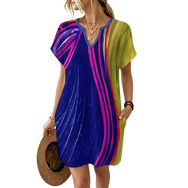 "Marco Rubio Jesus Christ " Women's Casual V Neck Dres
