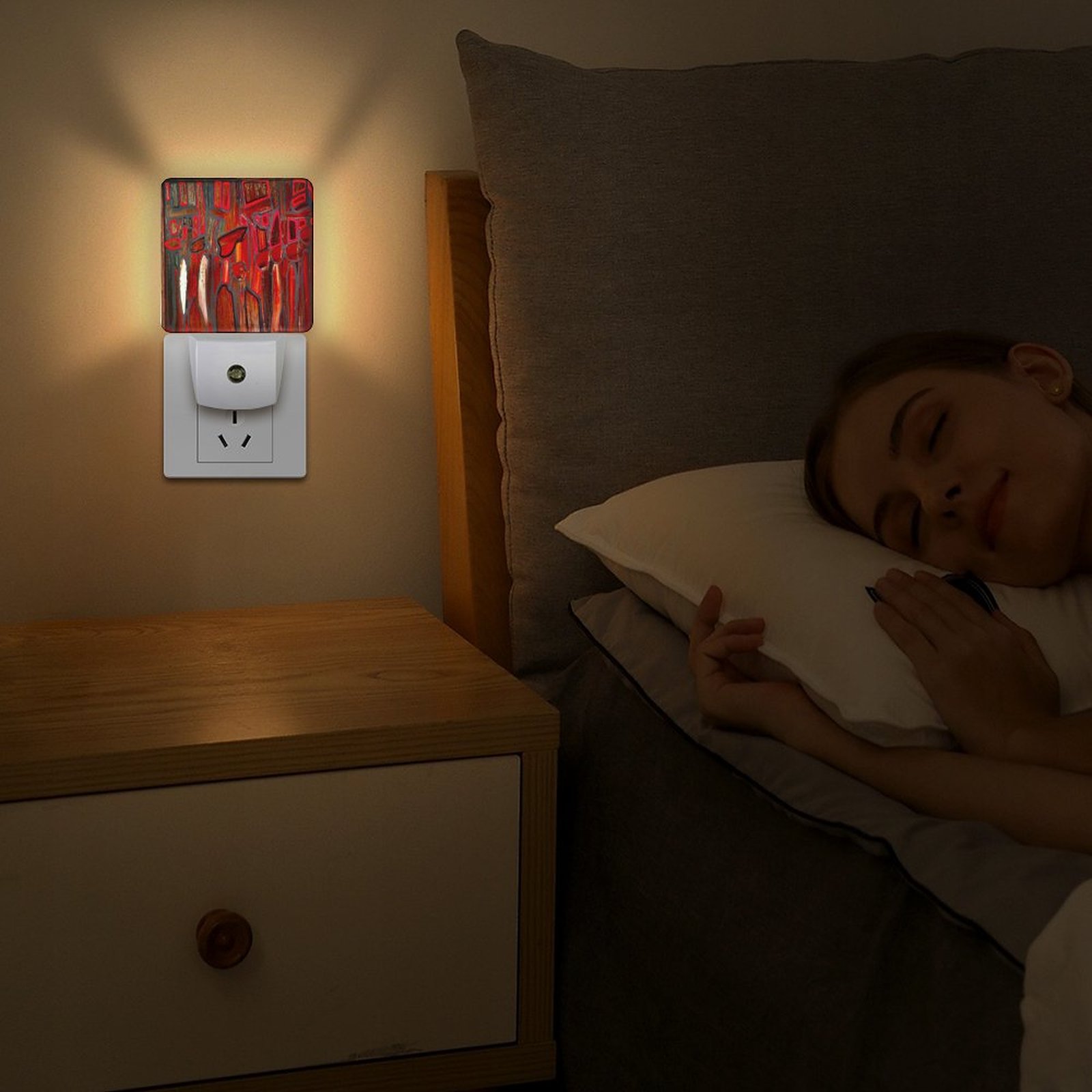 "Nature Drawn To Light" Night Light-4.5"x3"x2"/11.2x7.5x5cm - Image 6