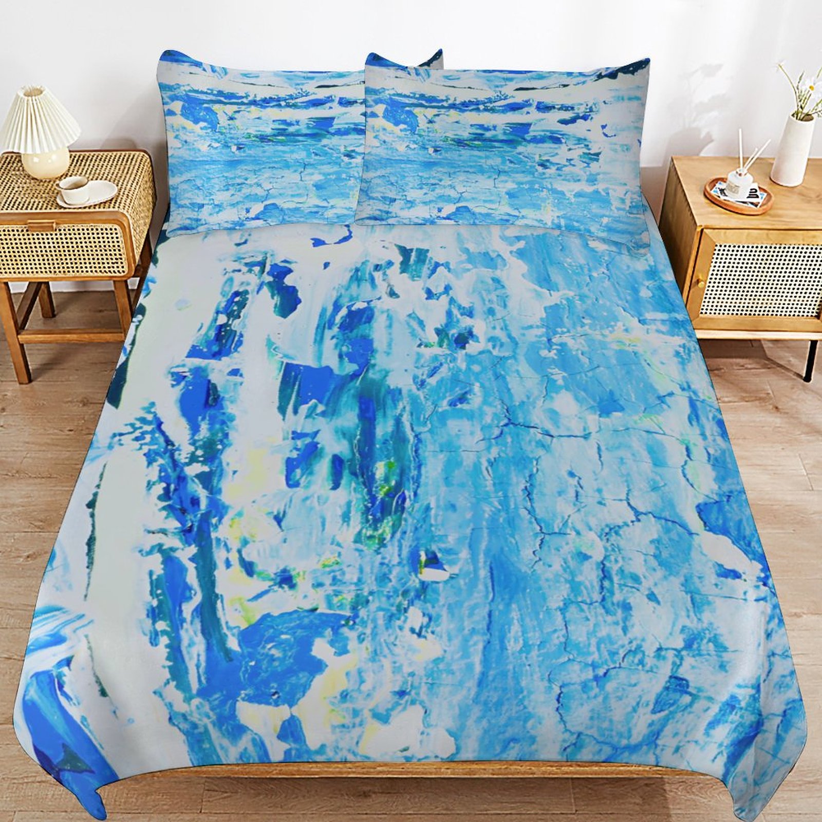 "O WaterFall" 3-Piece Bedding Set-90"x90"/ 229x229cm - Image 7