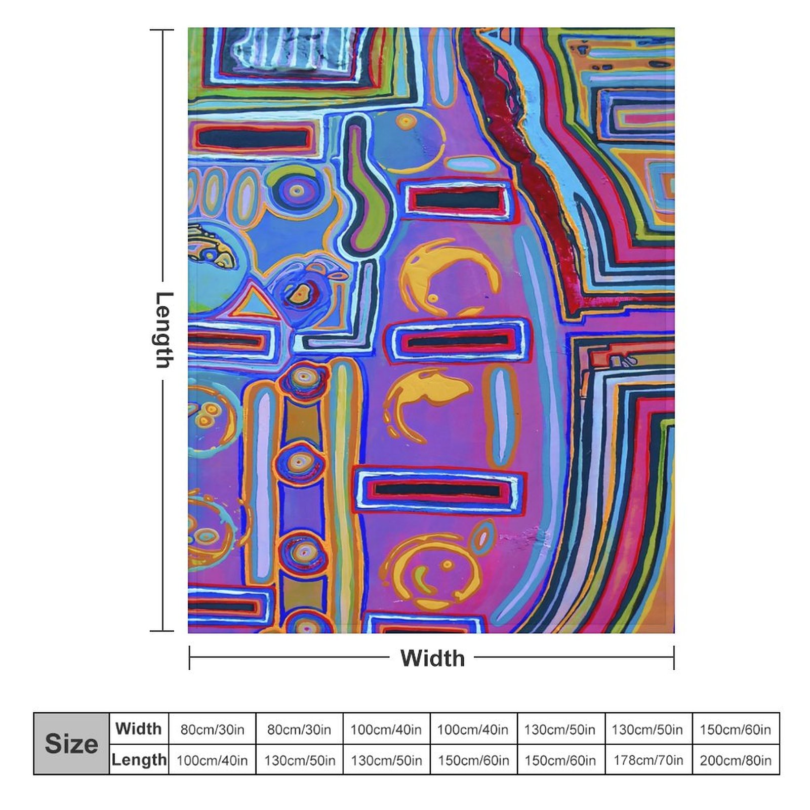 Flannel Blanket (One-sided Printing)-40"×50" - Image 2