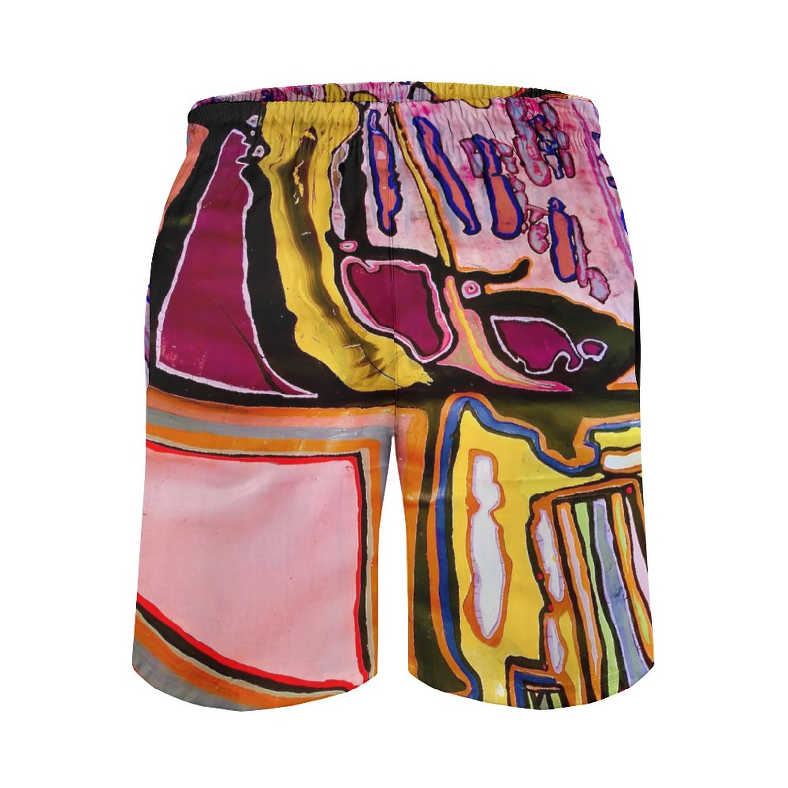 "Strangest Love Story Ever Told" Men's Beach Shorts with Pockets - Image 6