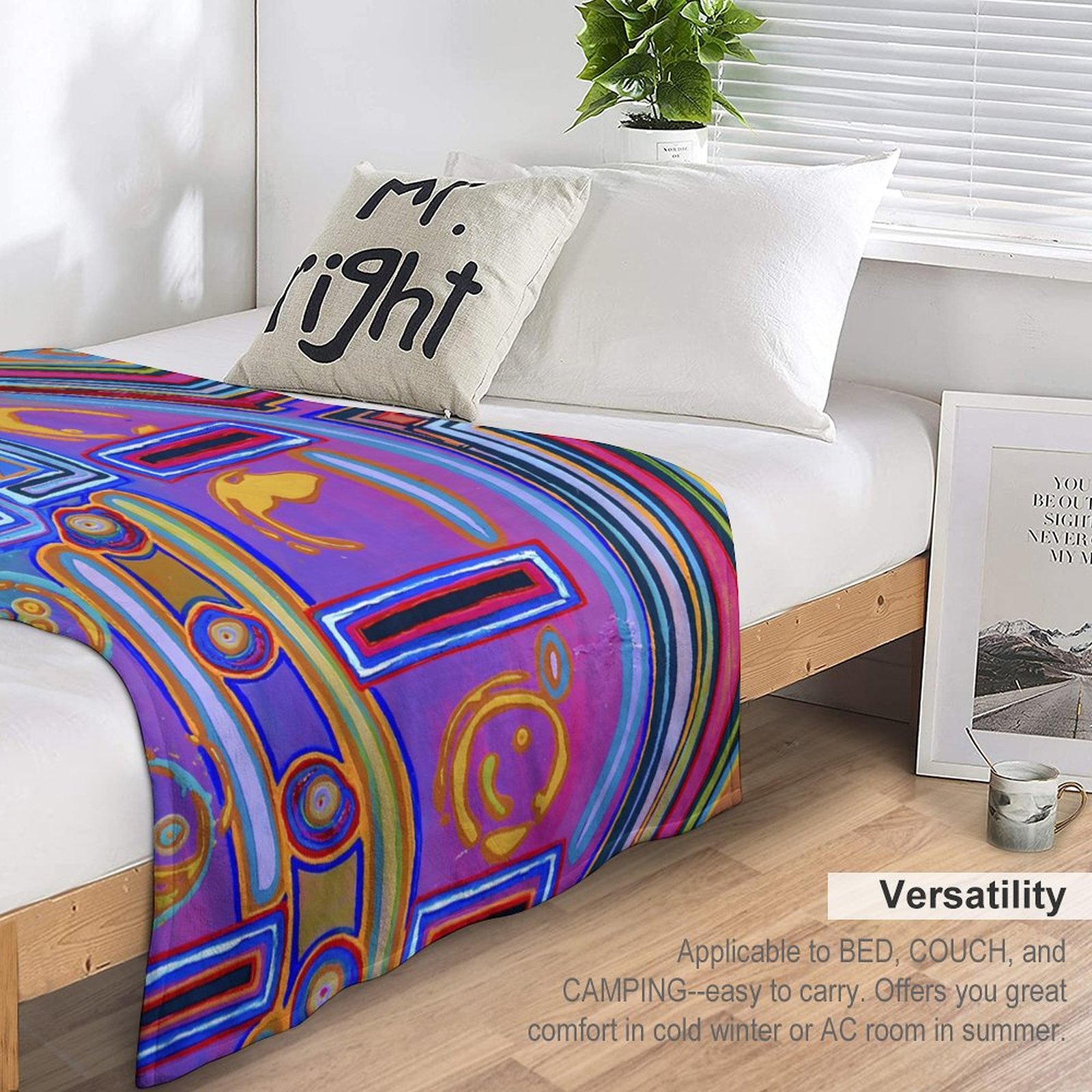 Flannel Blanket (One-sided Printing)-40"×50" - Image 4