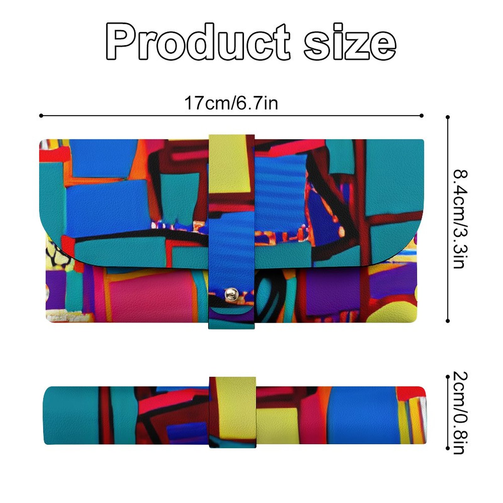 DTG Leather Eyeglass Case - Image 3