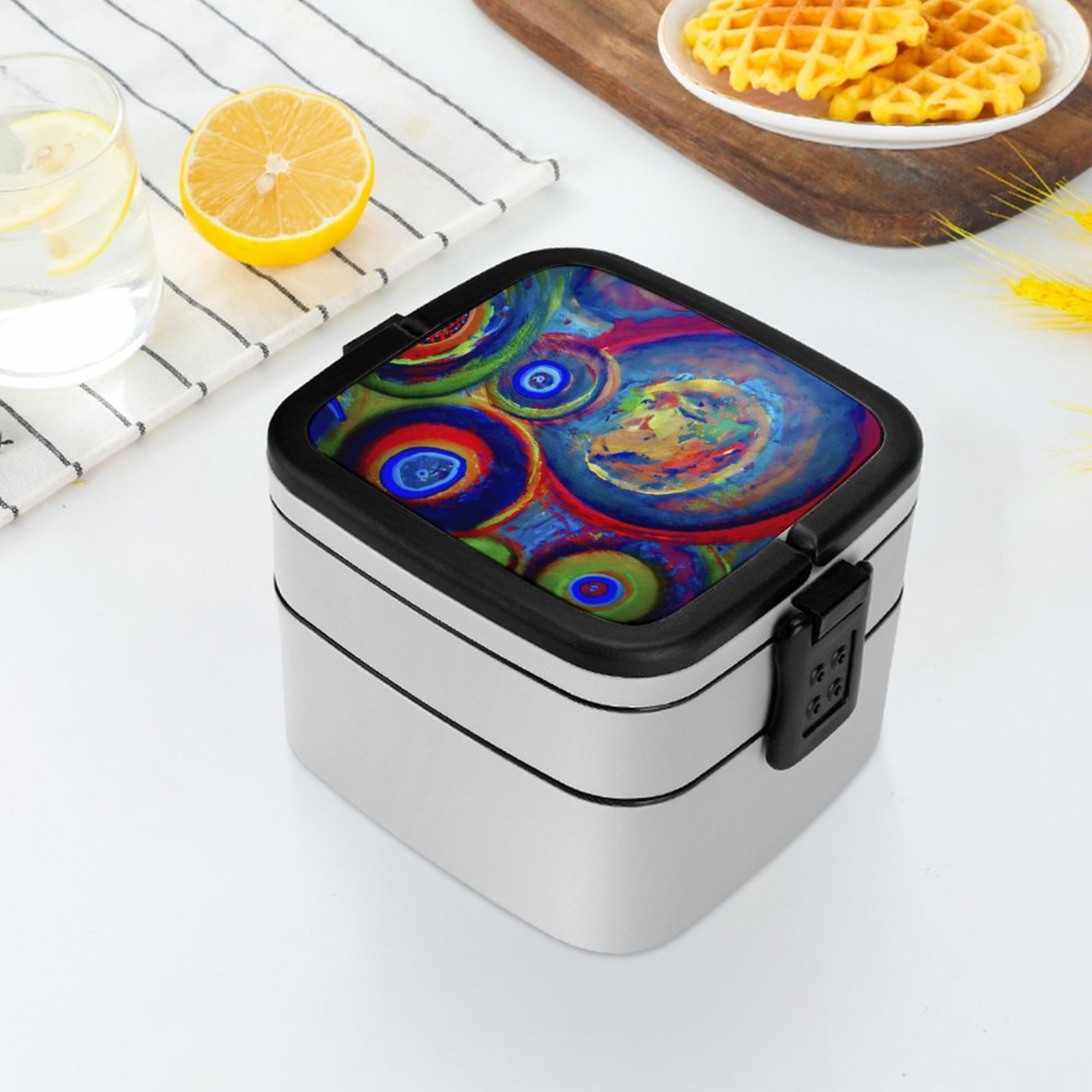 2-Tier Stackable Bento Lunch Box - Image 6