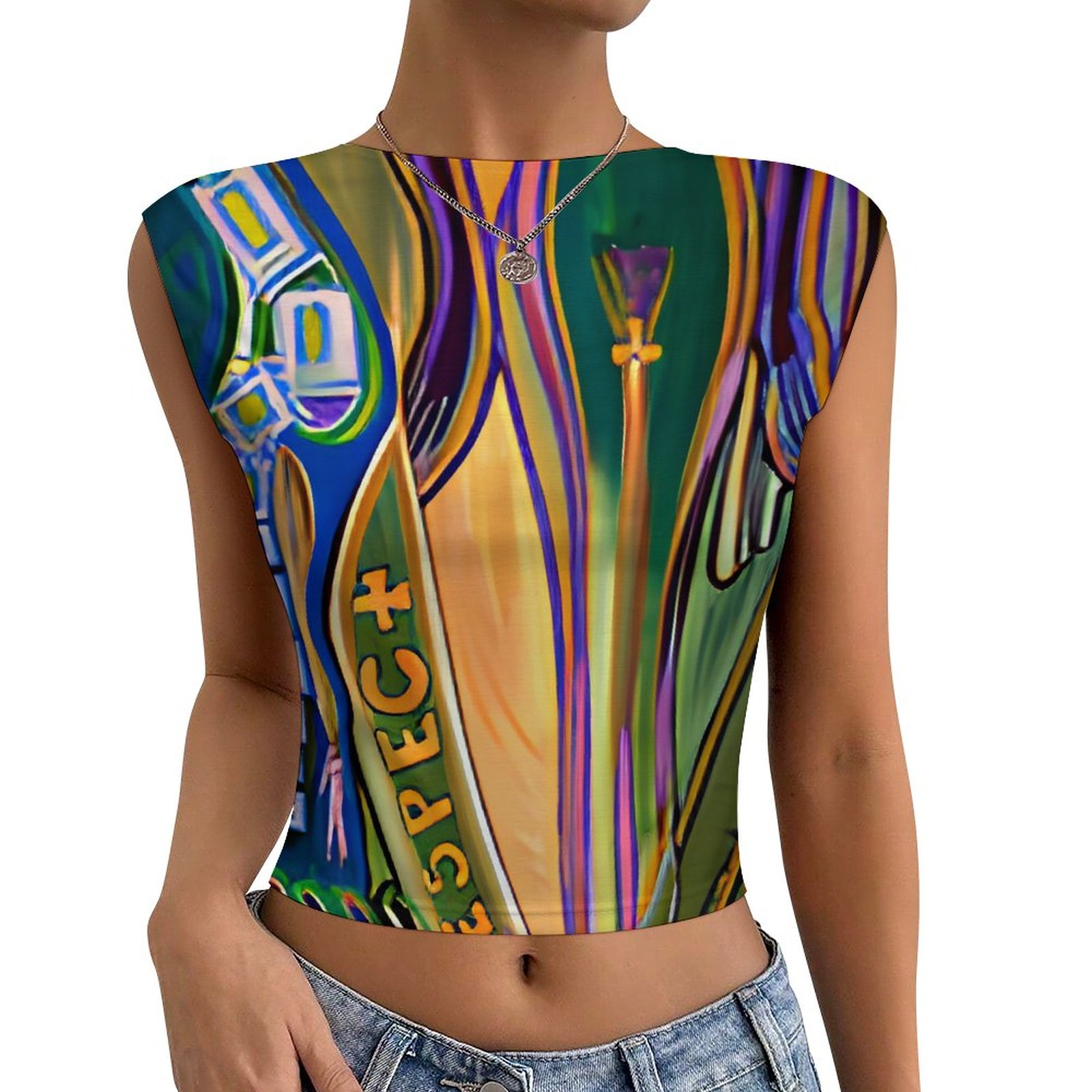 "Church Women Respect" Women's Backless Top