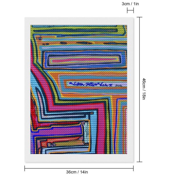 Unframed Diamond Art Painting with Round Diamonds