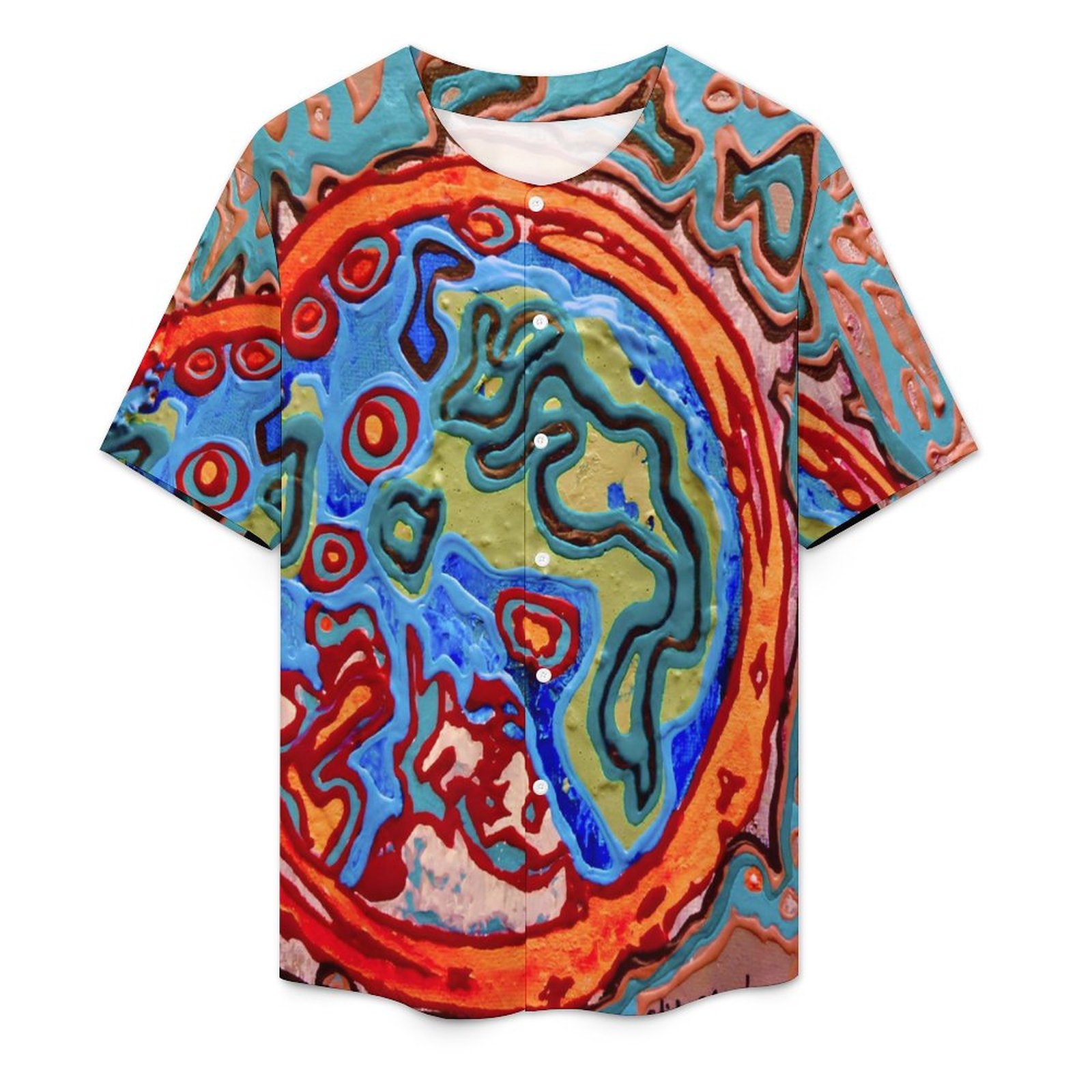 "Immorality" Collarless Shirt(All-Over Printing) - Image 2