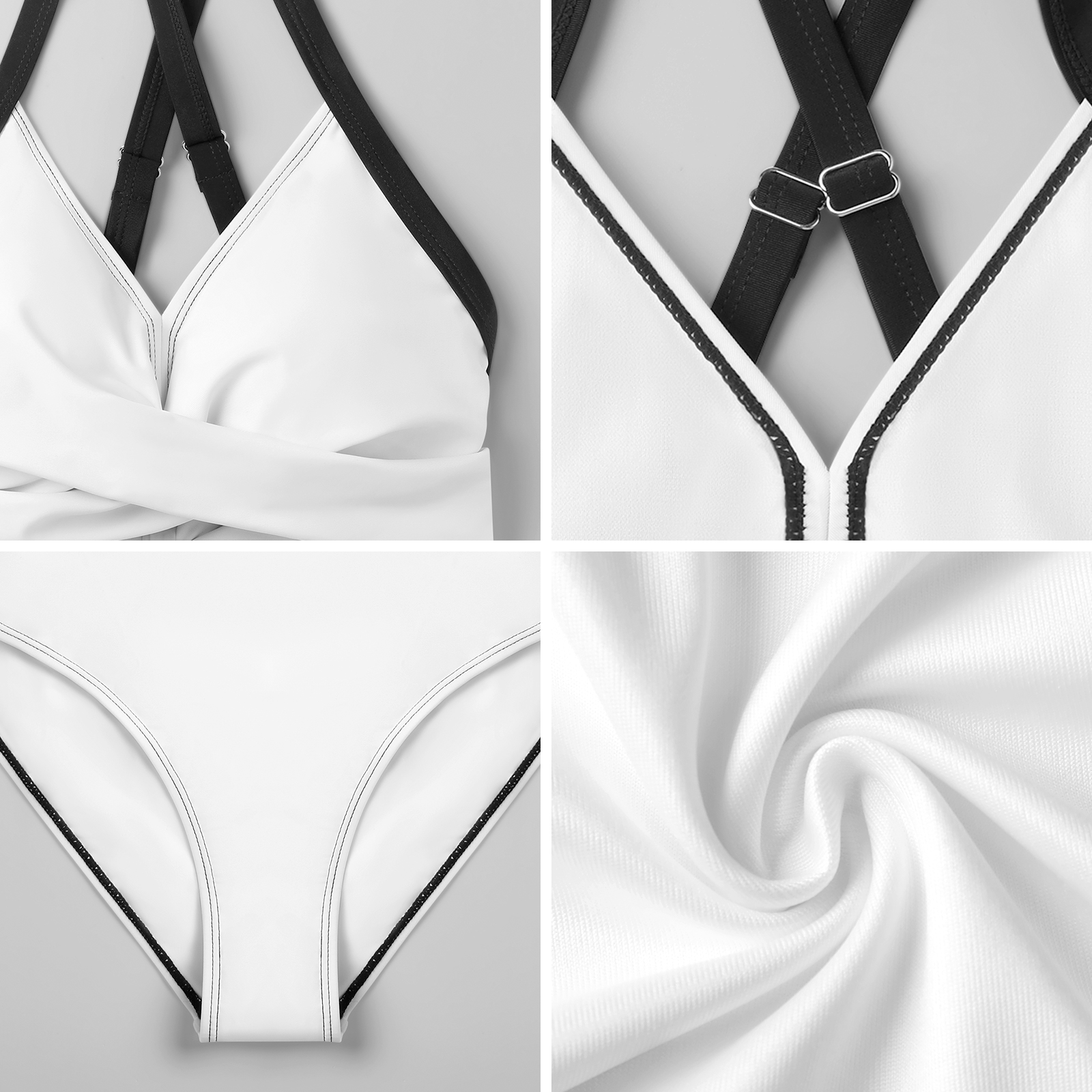 "Sunrise" Women's V Neck One Piece Swimsuit - Image 6