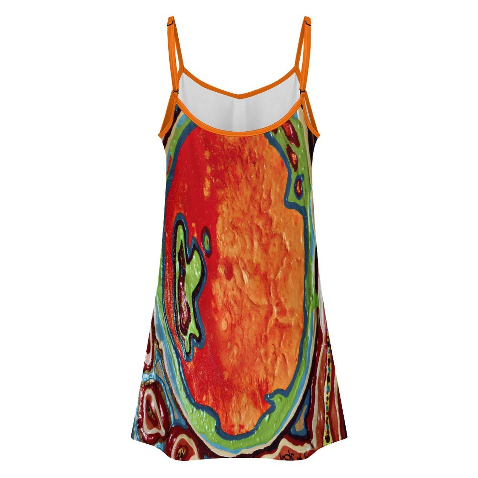 "I Partied With Manson" Lace-Trimmed Camisole Nightgown - Image 3