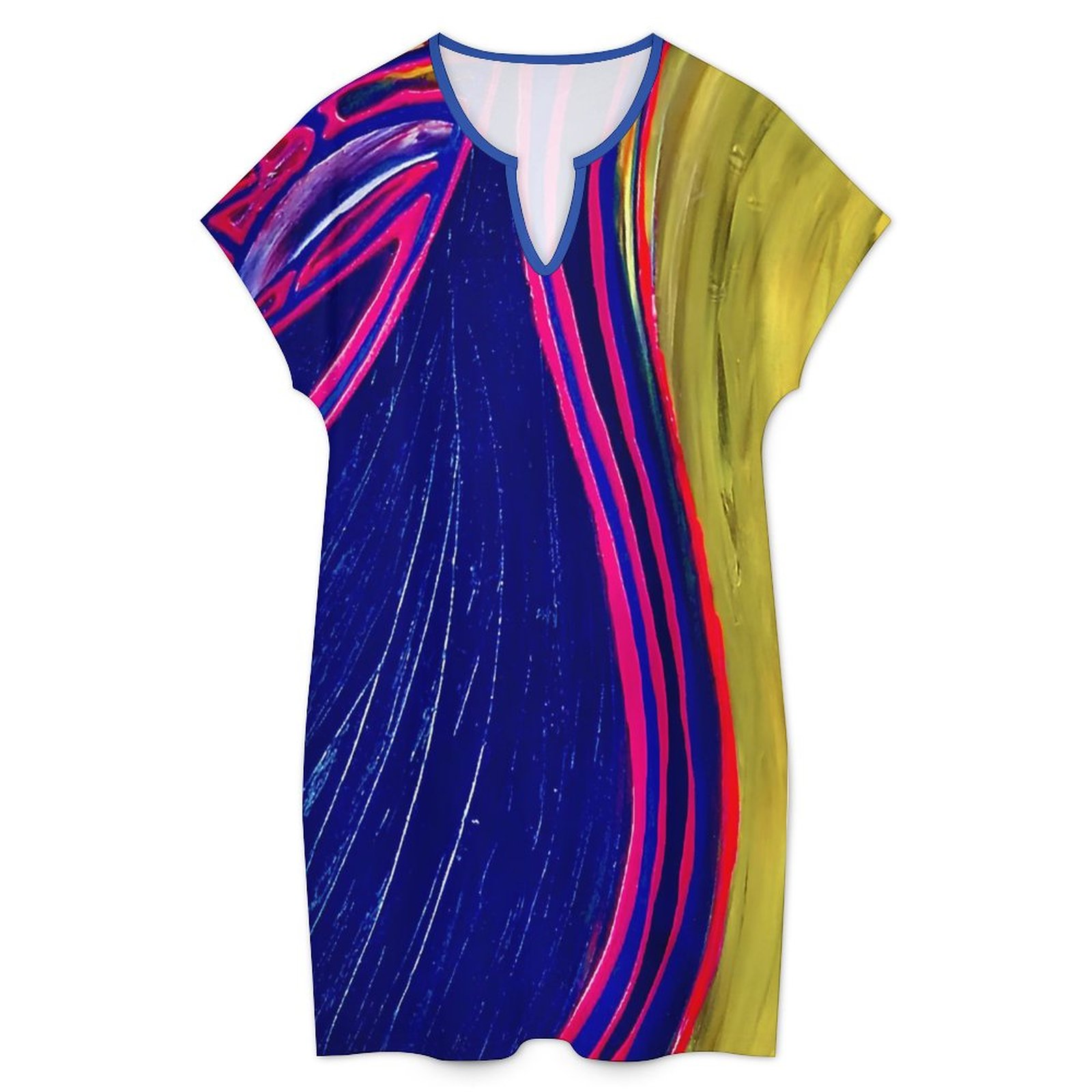 "Marco Rubio Jesus Christ " Women's Casual V Neck Dres - Image 3