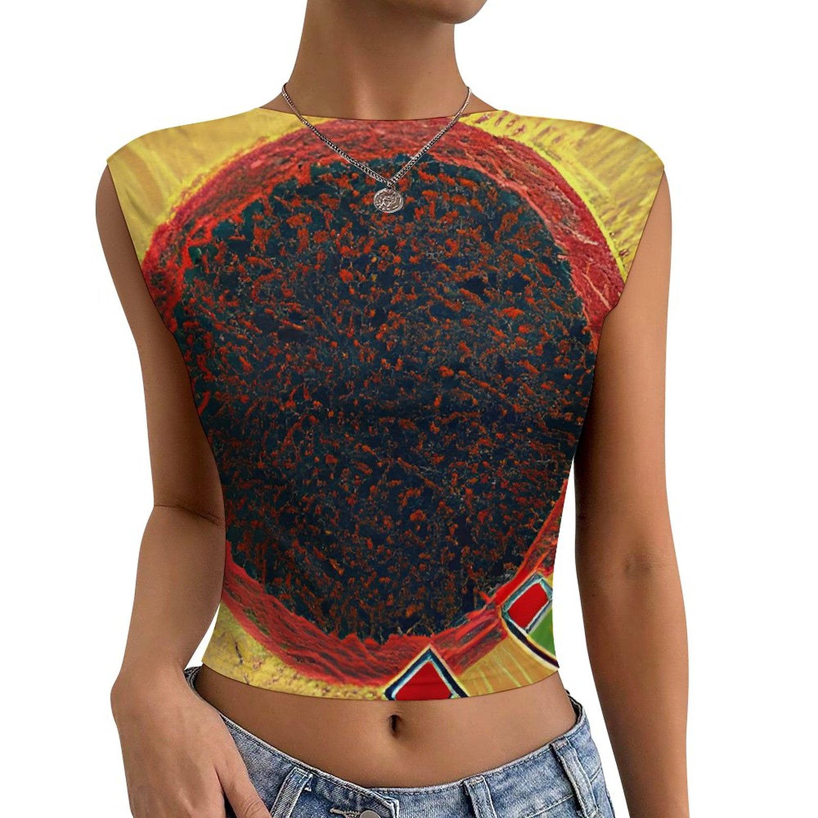 "Sunflower" Women's Backless Top