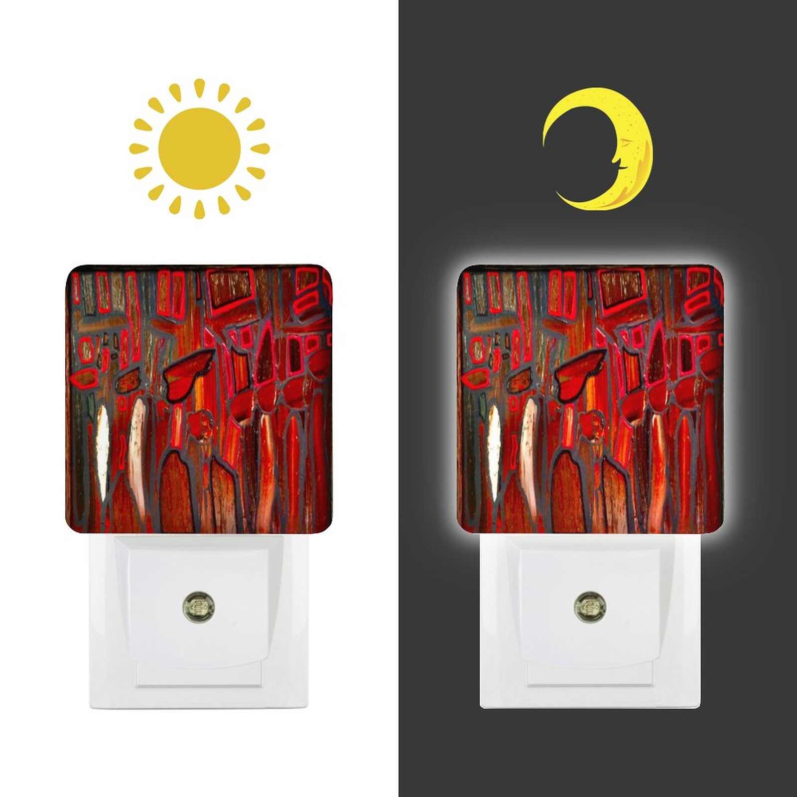 "Nature Drawn To Light" Night Light-4.5"x3"x2"/11.2x7.5x5cm - Image 3