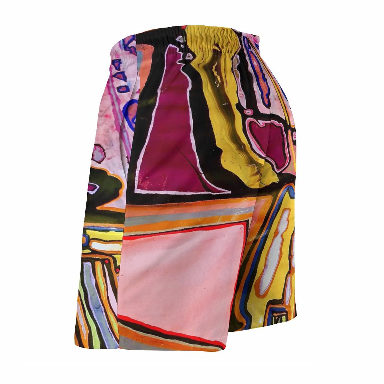 "Strangest Love Story Ever Told" Men's Beach Shorts with Pockets - Image 5
