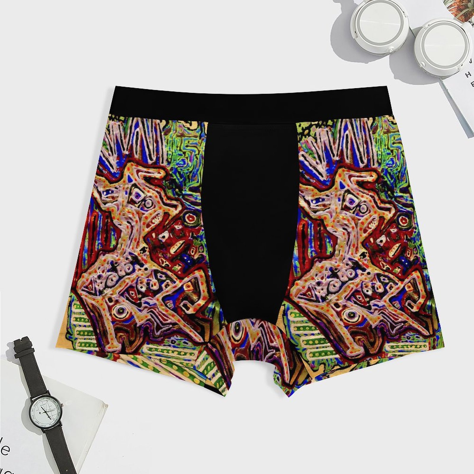 "The Regeneration of the Doctor Who Lied to a Generation"
Cotton Comfort Soft Boxer Briefs for Men(All-Over Printing) - Image 2