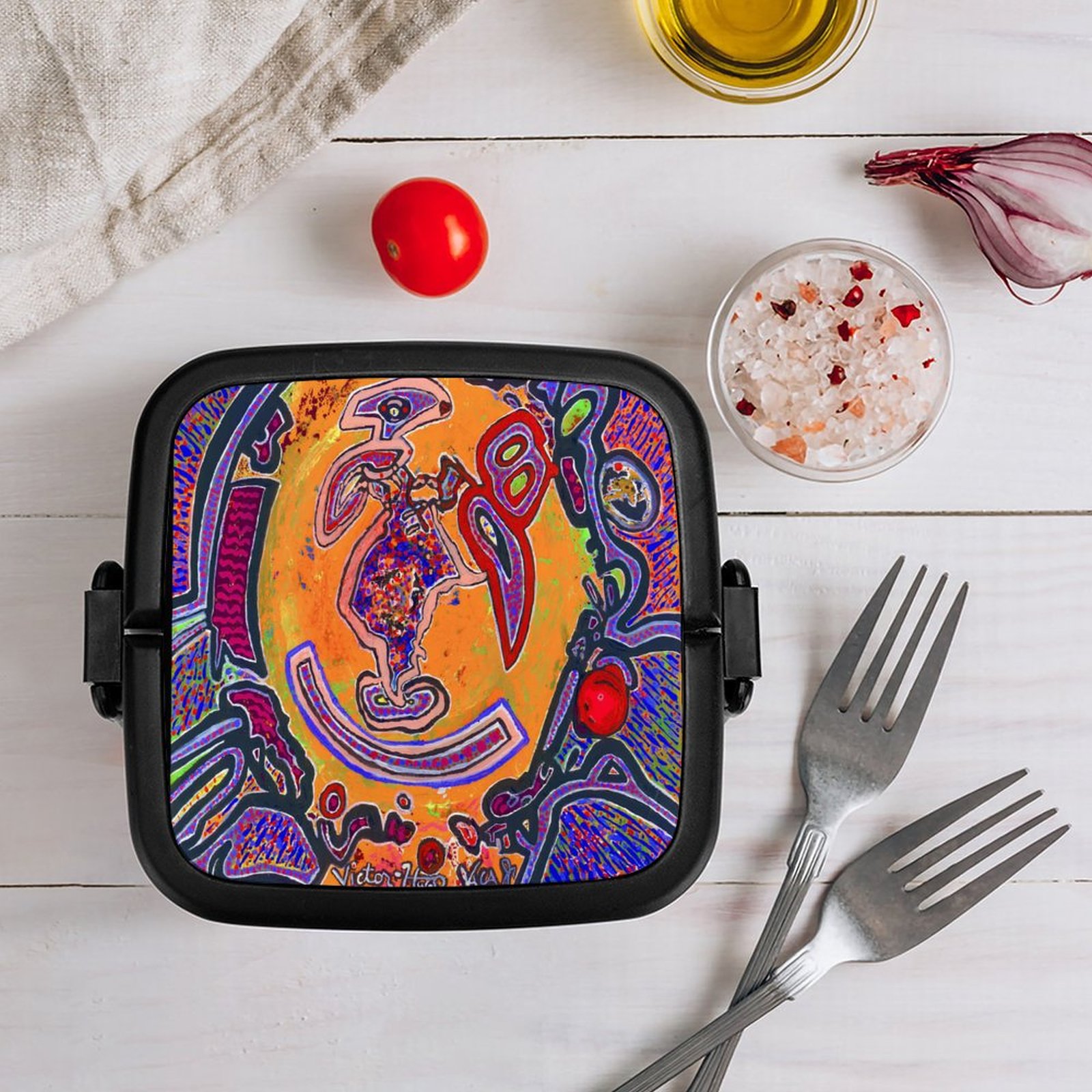 2-Tier Stackable Bento Lunch Box - Image 8