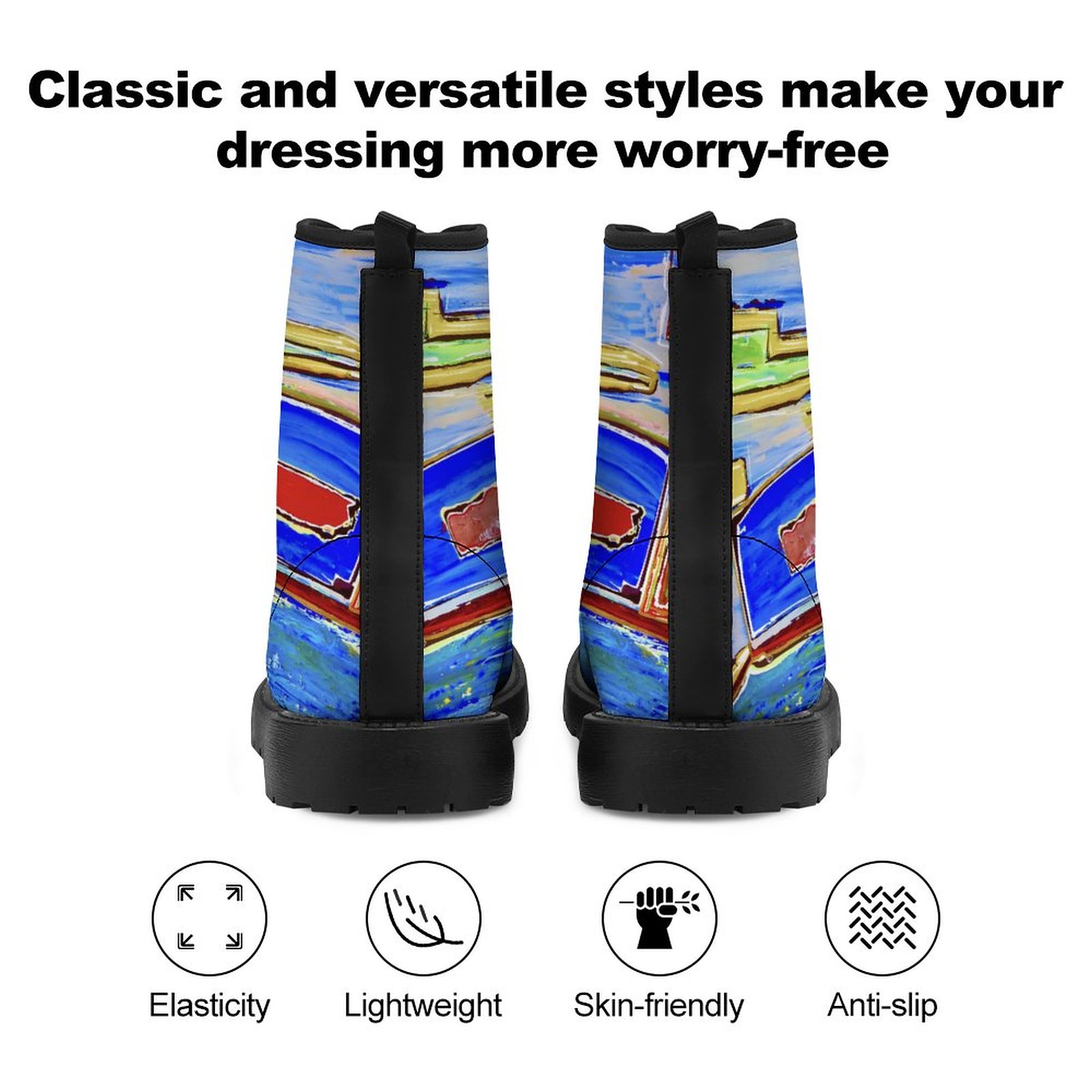 Unisex Martin Boots - Image 5