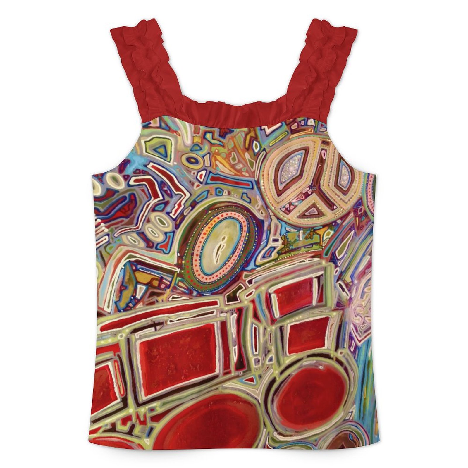"Drummer" Ruffled Pajama Set - Image 2