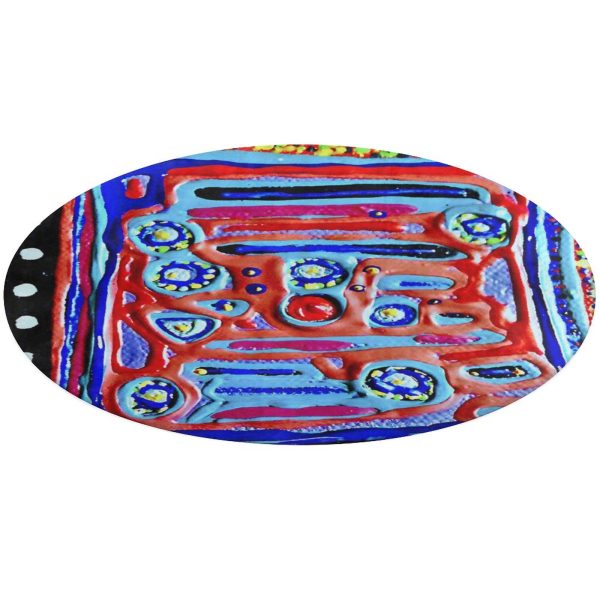 Round Coral Velvet Warm Floor Mat