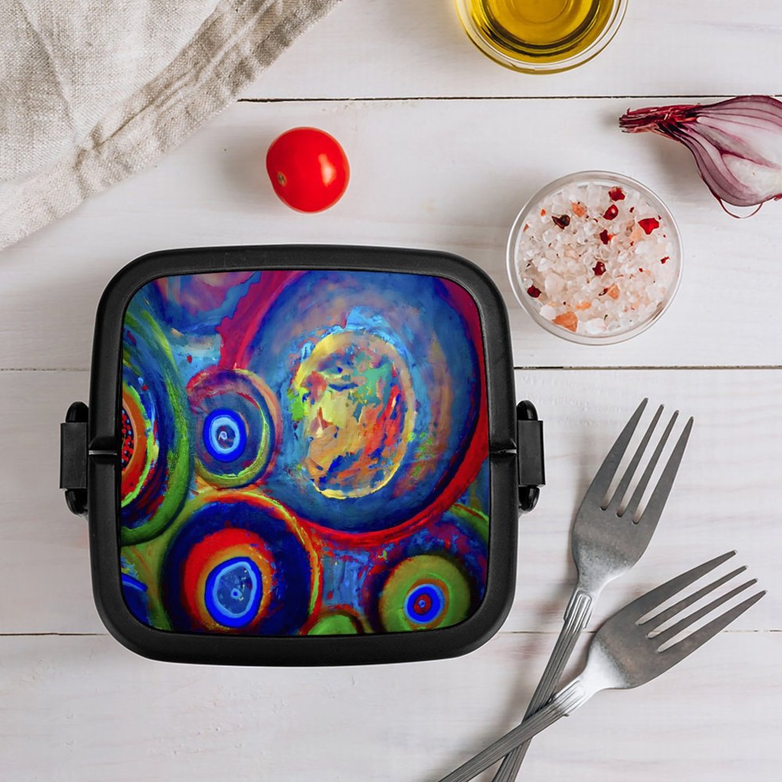 2-Tier Stackable Bento Lunch Box - Image 8