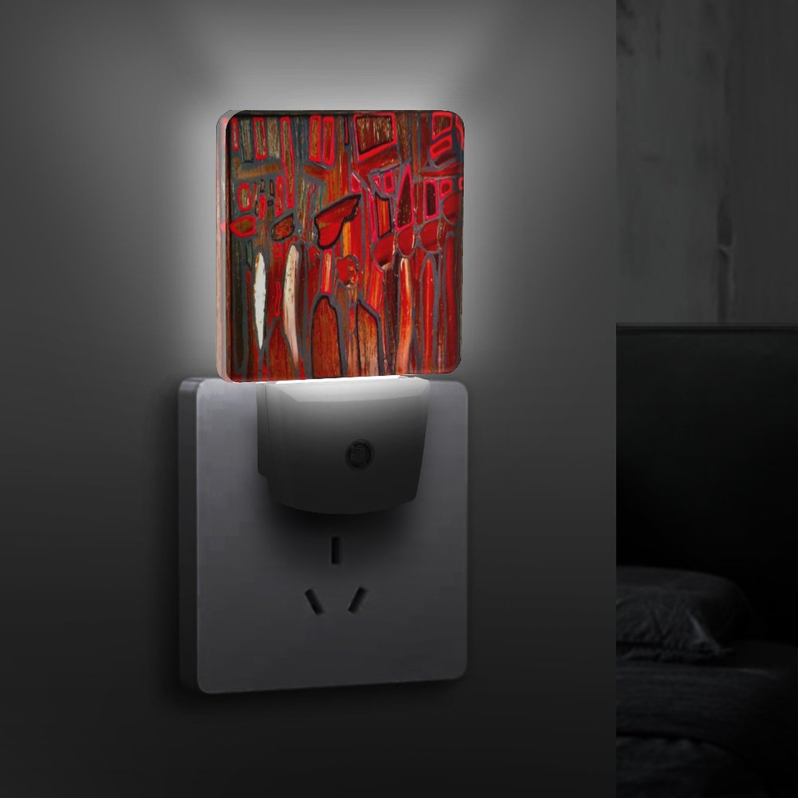 "Nature Drawn To Light" Night Light-4.5"x3"x2"/11.2x7.5x5cm - Image 4