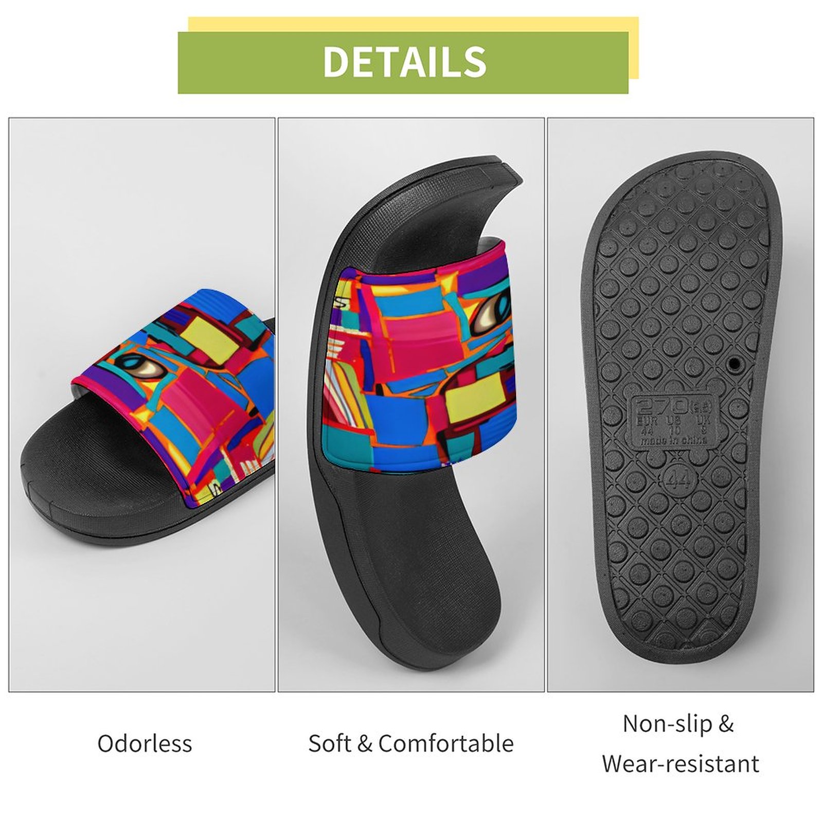 Personalized Casual Unisex PVC Slippers - Image 7