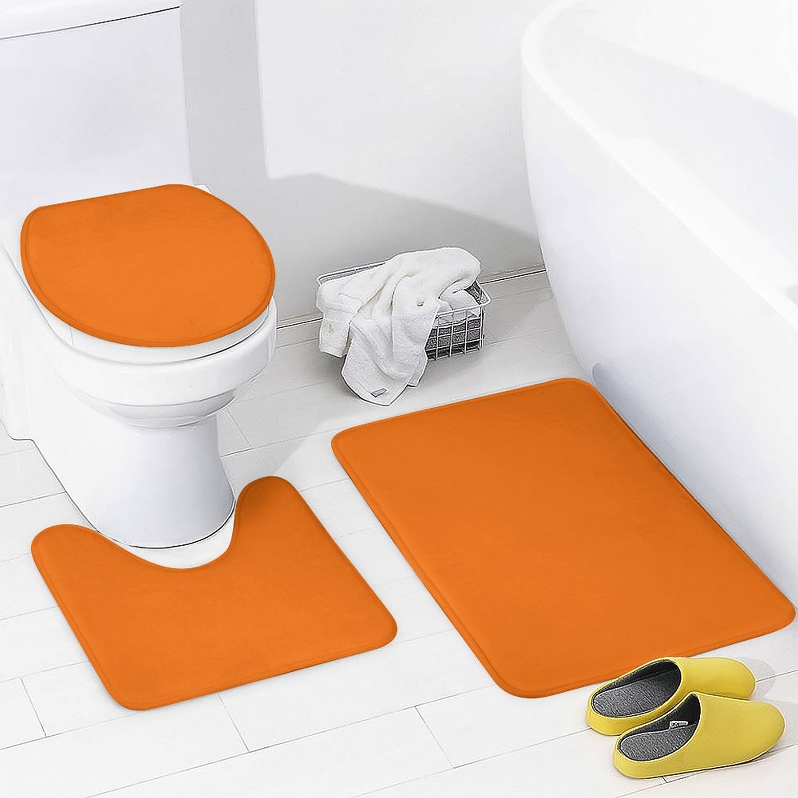 "Dragons Eye" Shower Curtain Set with 3 Rugs - Image 4