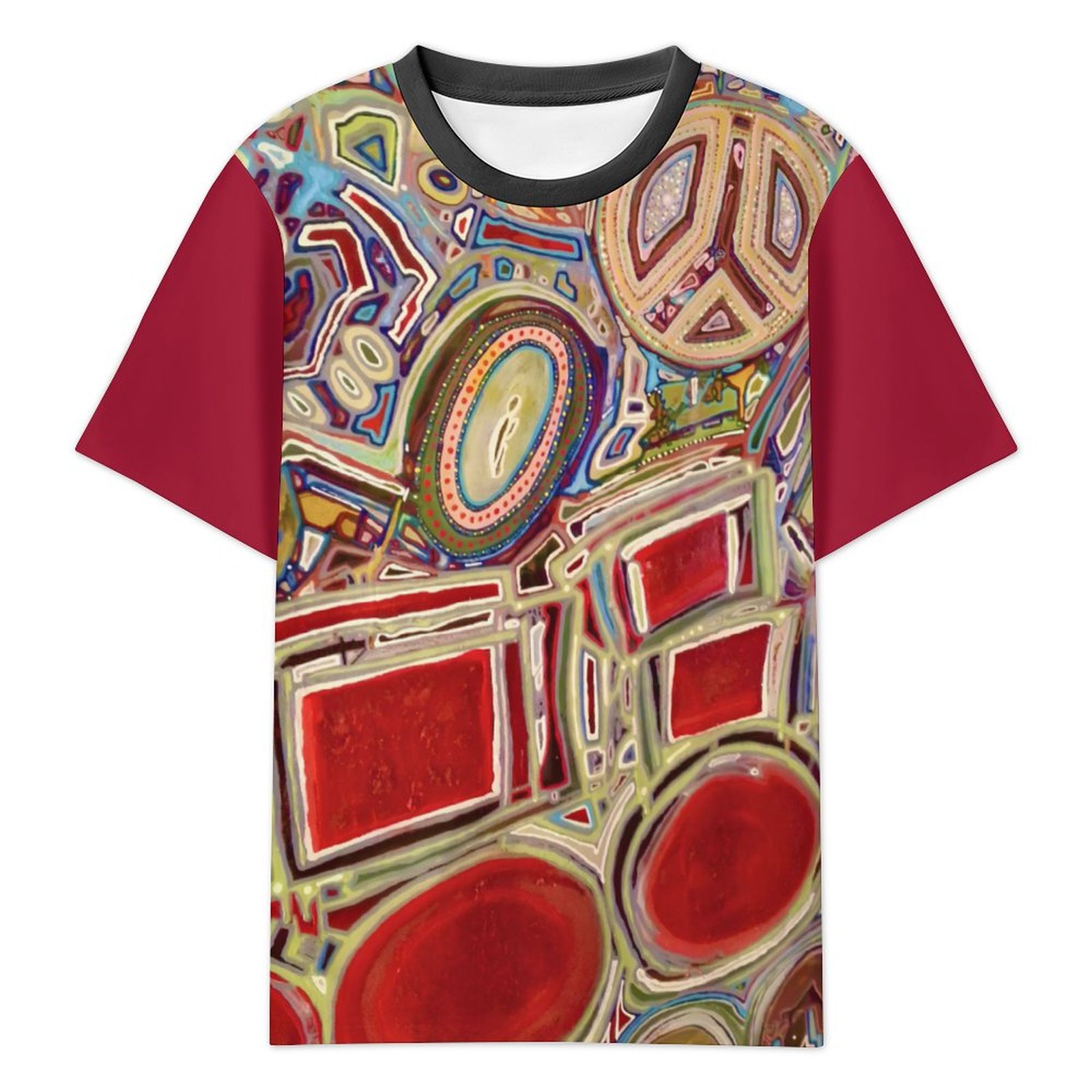 "Drummer" Men's Casual T-Shirt - Image 2