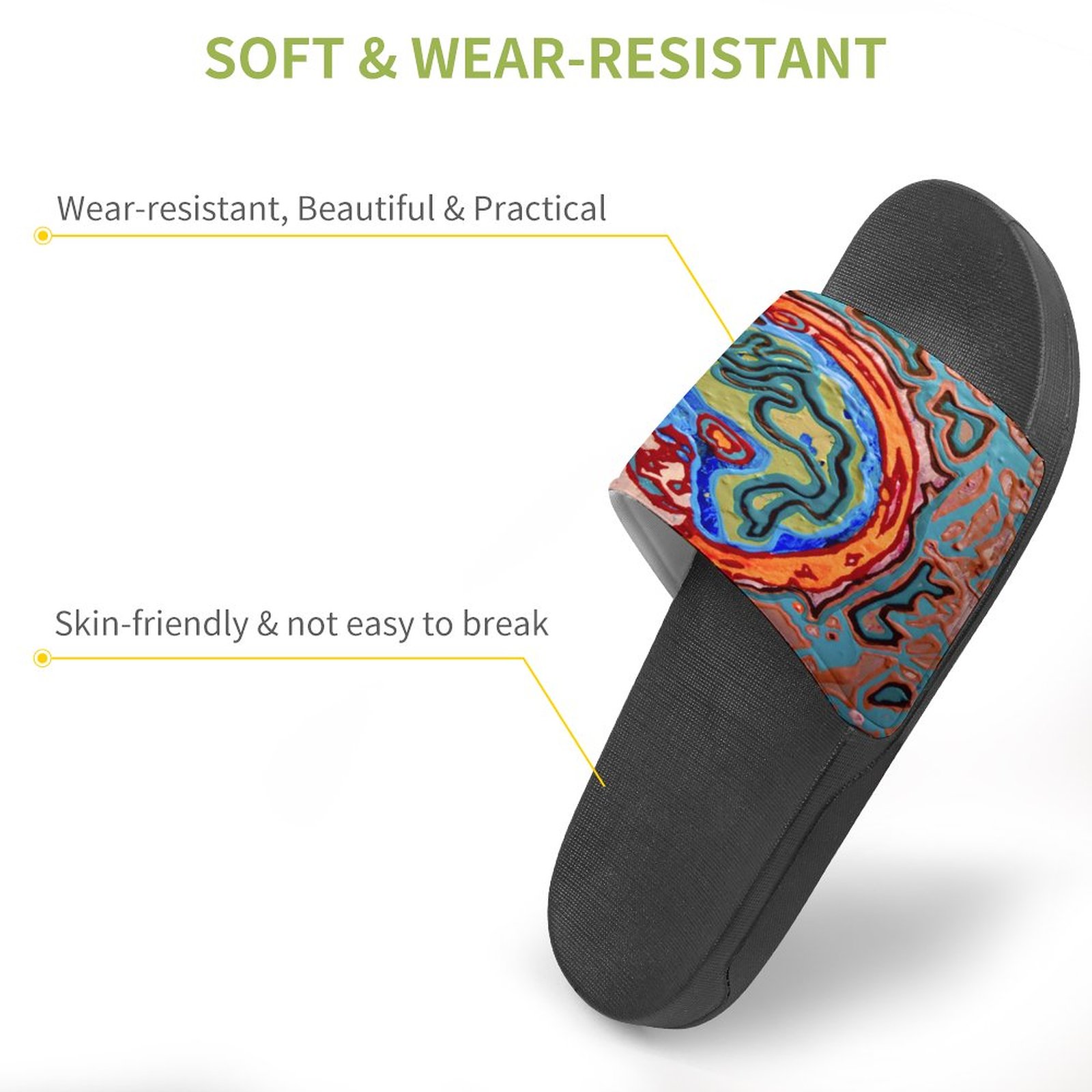 Personalized Casual Unisex PVC Slippers - Image 2
