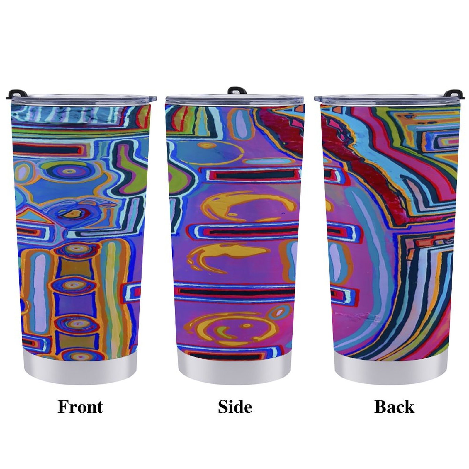 Car Travel Mug Set with Cleaning Kit (590ml/20oz) - Image 3
