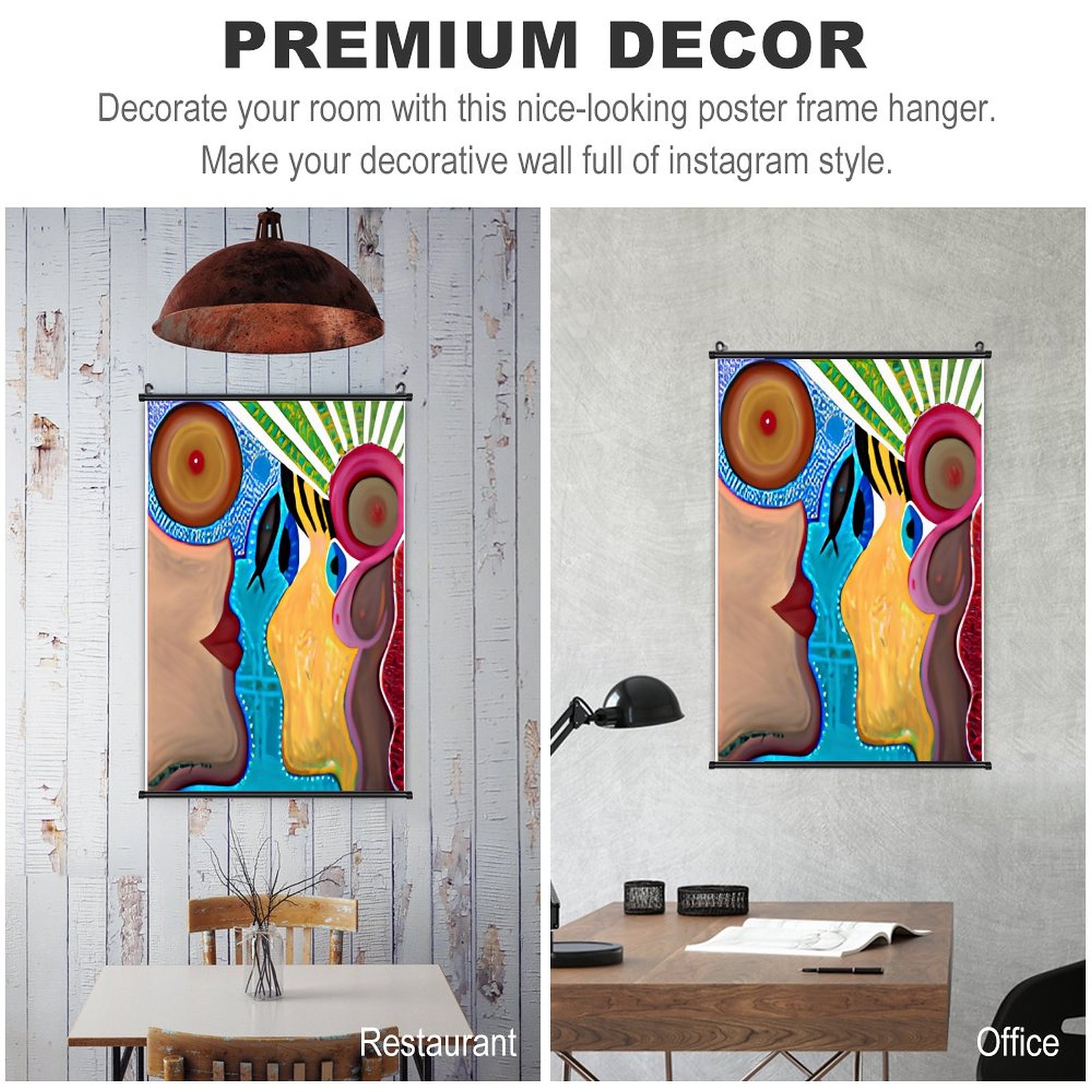 "The Holy Spirit" Canvas Hanging Poster with Scrolls-16"x24"/ 40x60cm - Image 4