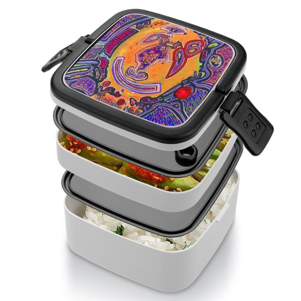 2-Tier Stackable Bento Lunch Box