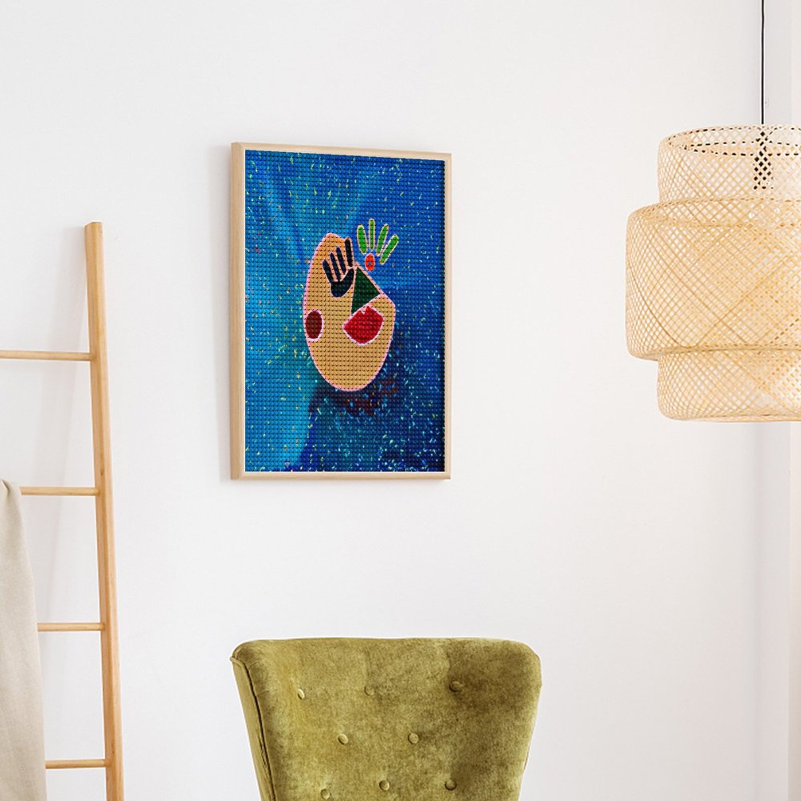 Unframed Diamond Art Painting with Round Diamonds - Image 3