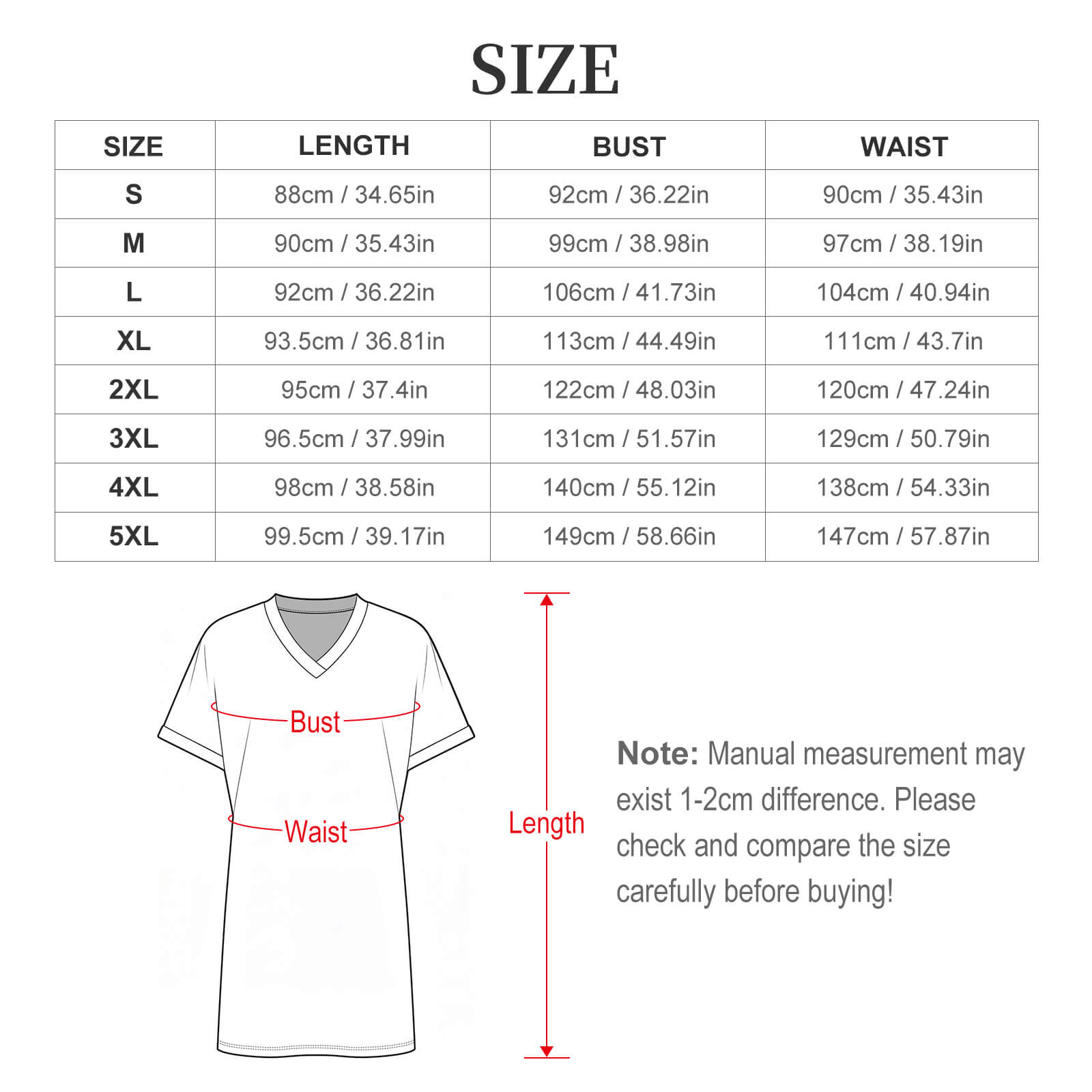 "Love Vortex" Casual V Neck Dress For Women - Image 7