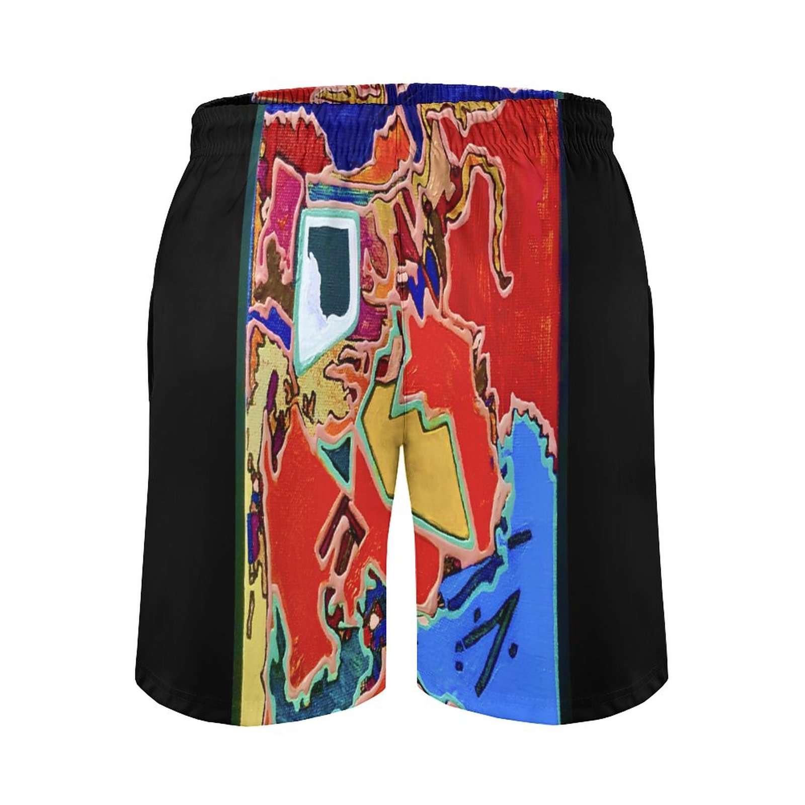 "Swim in Opportunity" Men's Beach Shorts with Pockets - Image 6